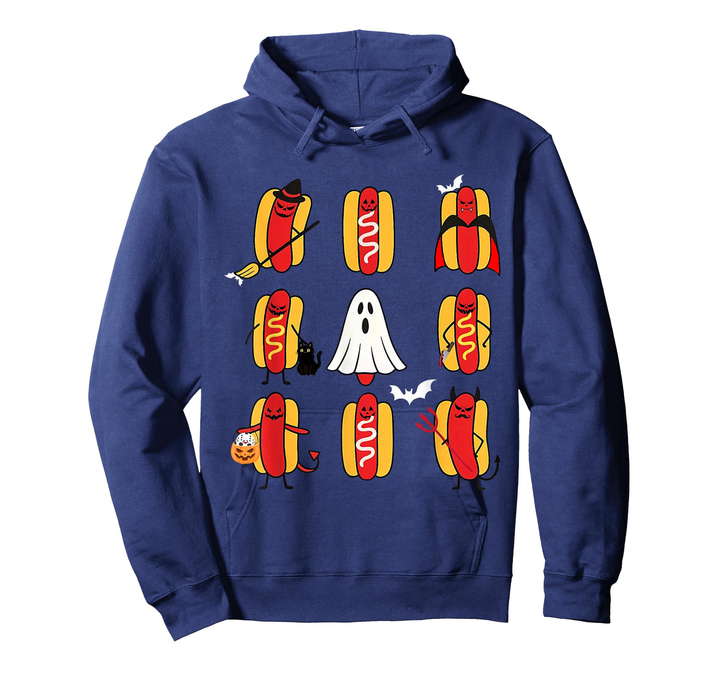 Cute Funny Halloweiners Hot Dog Ghosts Halloween Costume T-Shirt