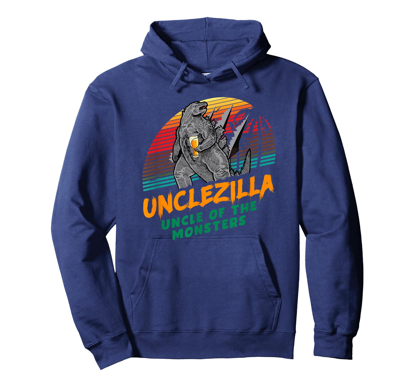 Unclezilla Monster Funny Uncle Gifts Cool Funny Uncle T-Shirt