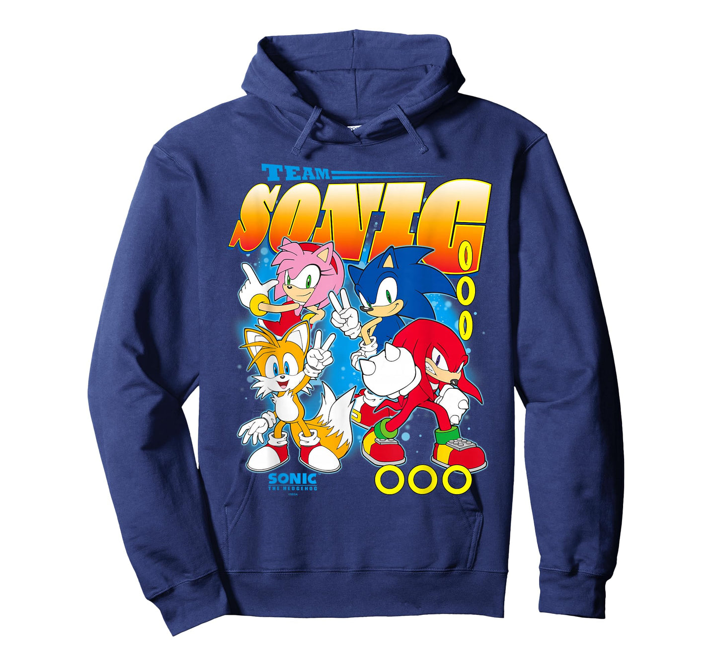 Sonic The Hedgehog Team Sonic Amy Tails & Knuckles T-Shirt