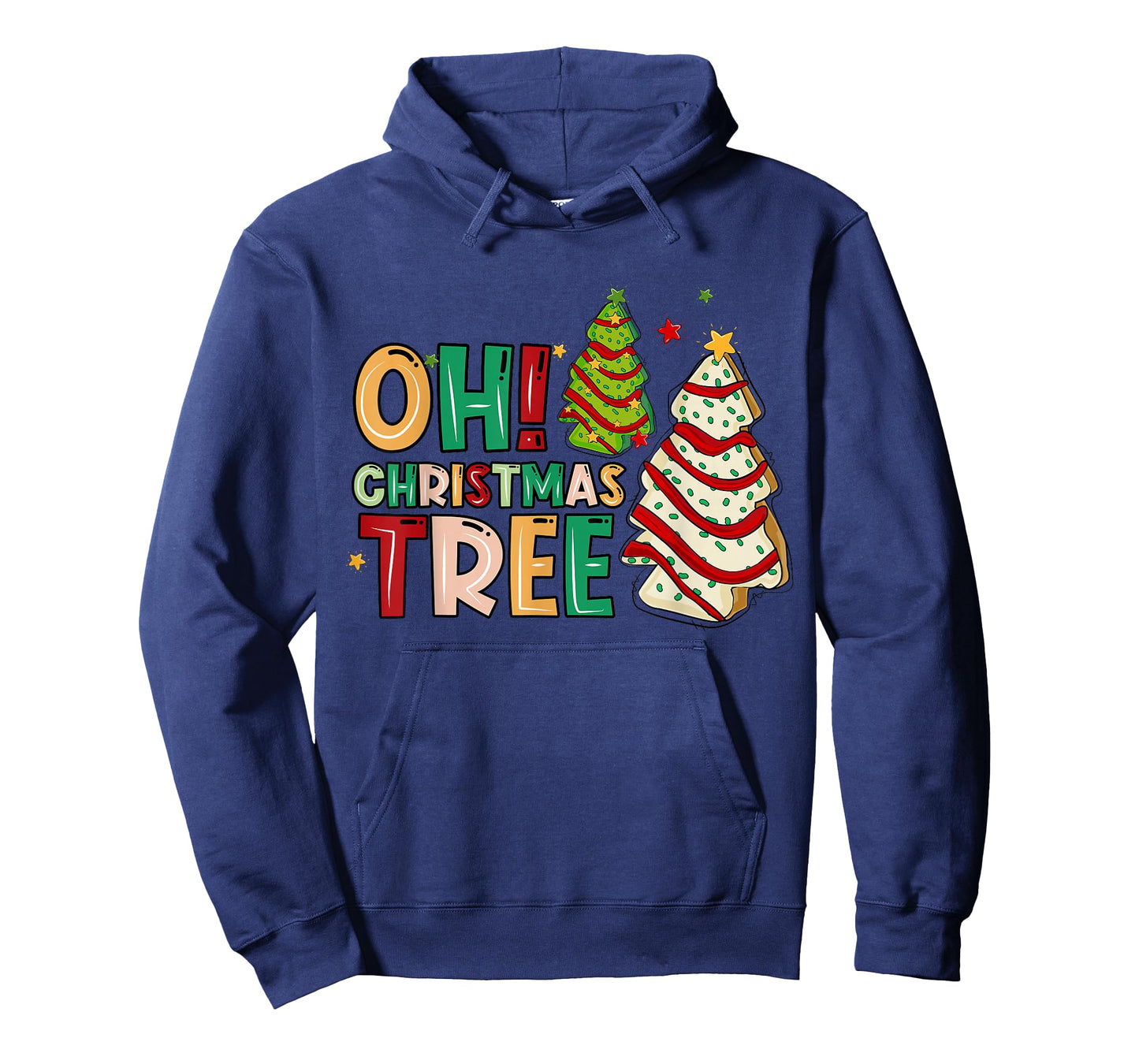 Groovy Oh Christmas Tree Cakes Debbie Becky Jen Cake Lovers T-Shirt