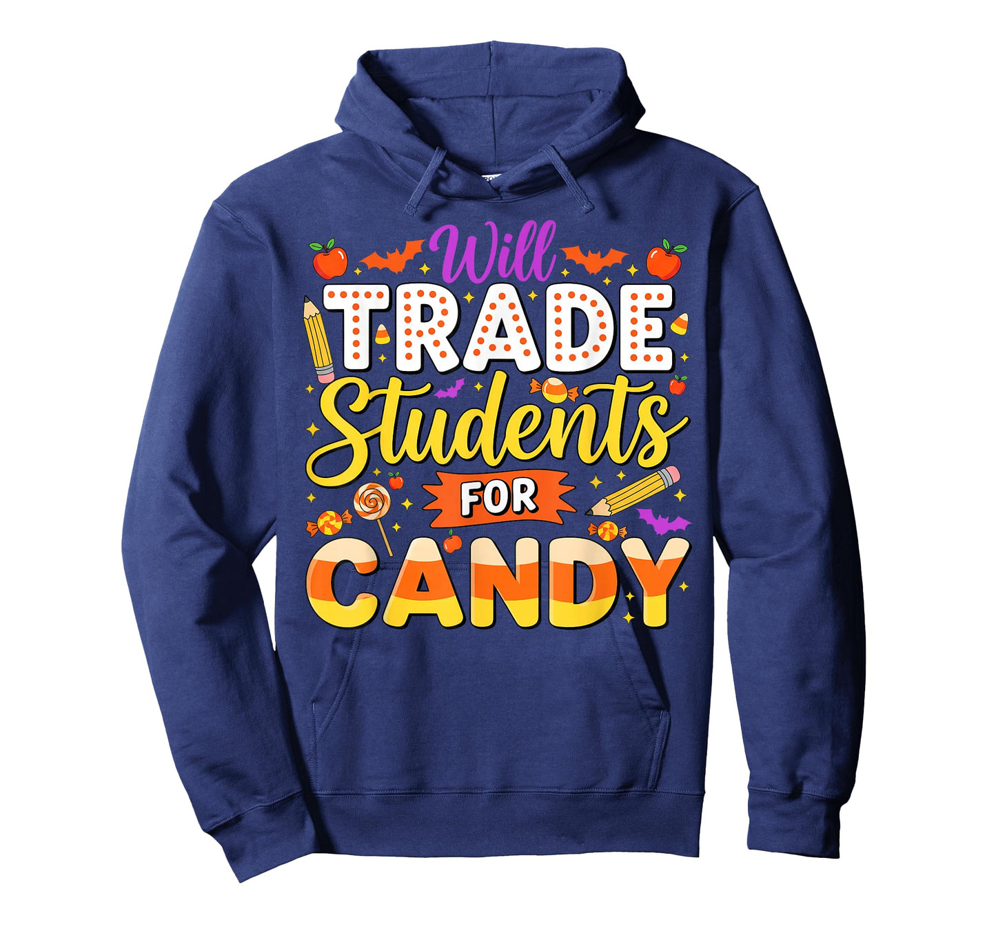 Teacher Cute Will Trade Students For Candy Halloween Costume T-Shirt