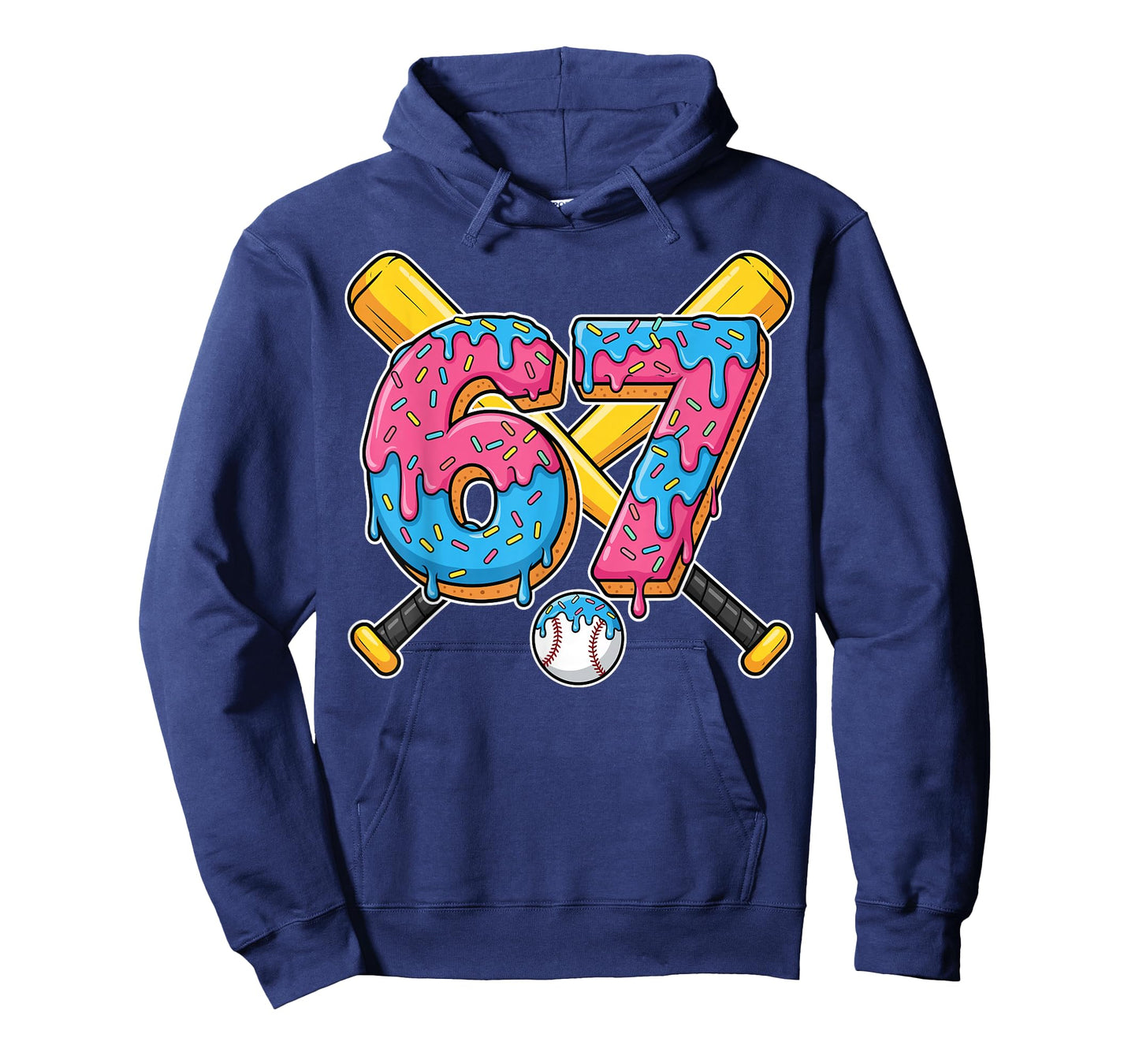 Baseball Drip Number 67 Player 67th Birthday Meme Gen Alpha T-Shirt