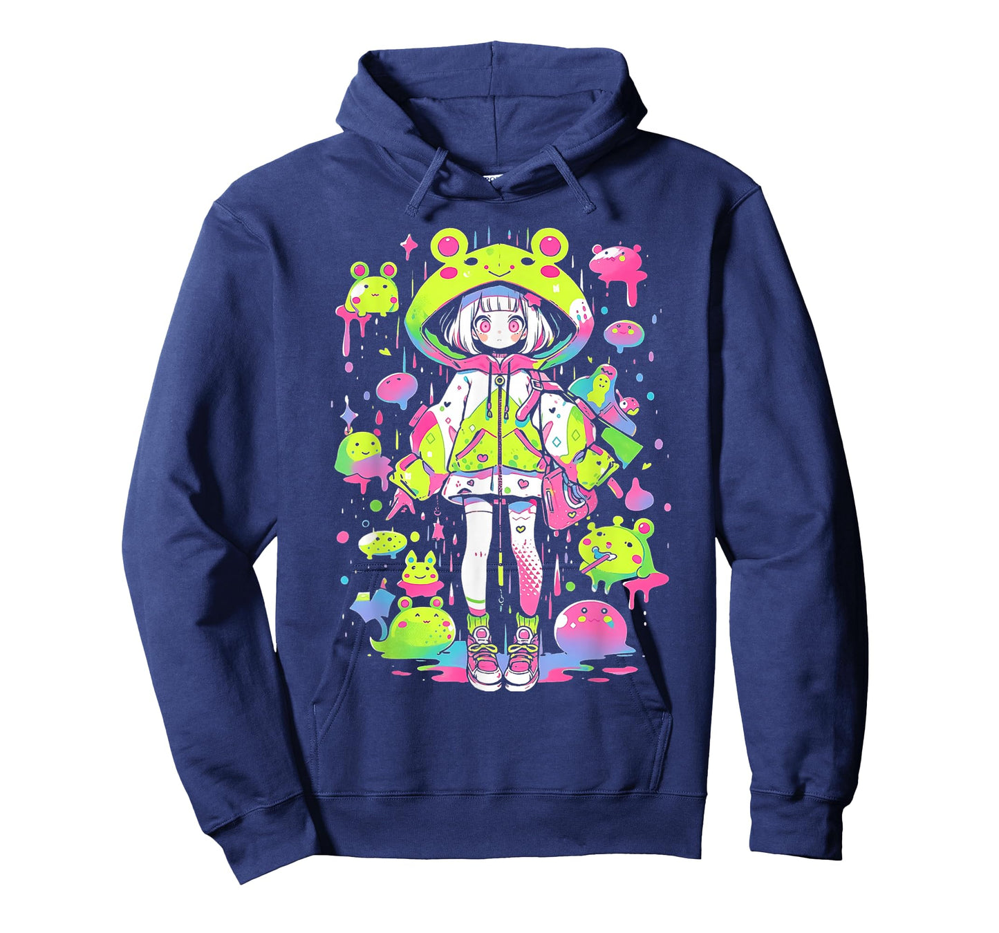 Kawaii Chibi Frog Girl | Decora Kei Anime Manga Harajuku T-Shirt