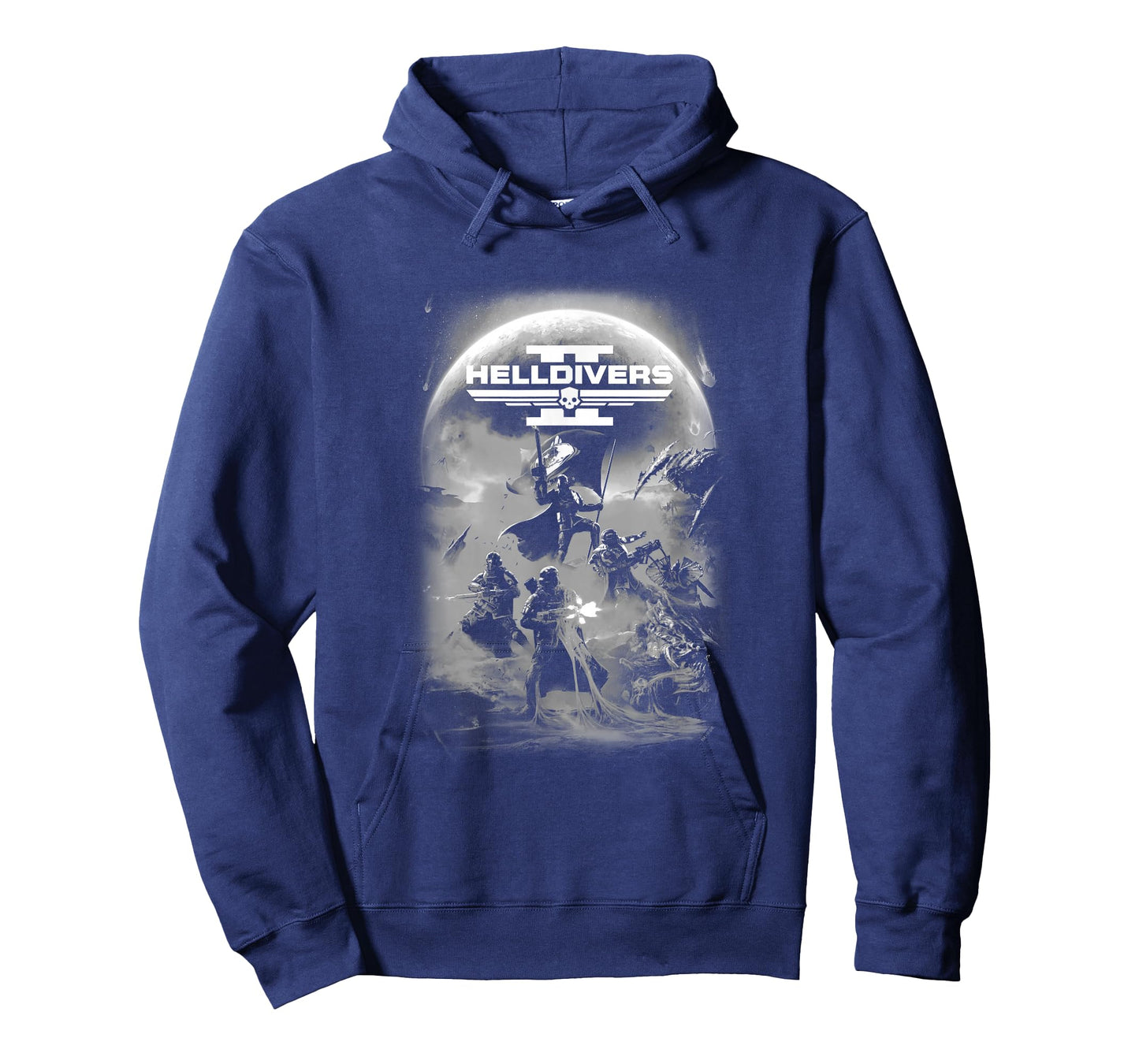 Helldivers 2 Grayscale Sony PlayStation Video Game Poster T-Shirt