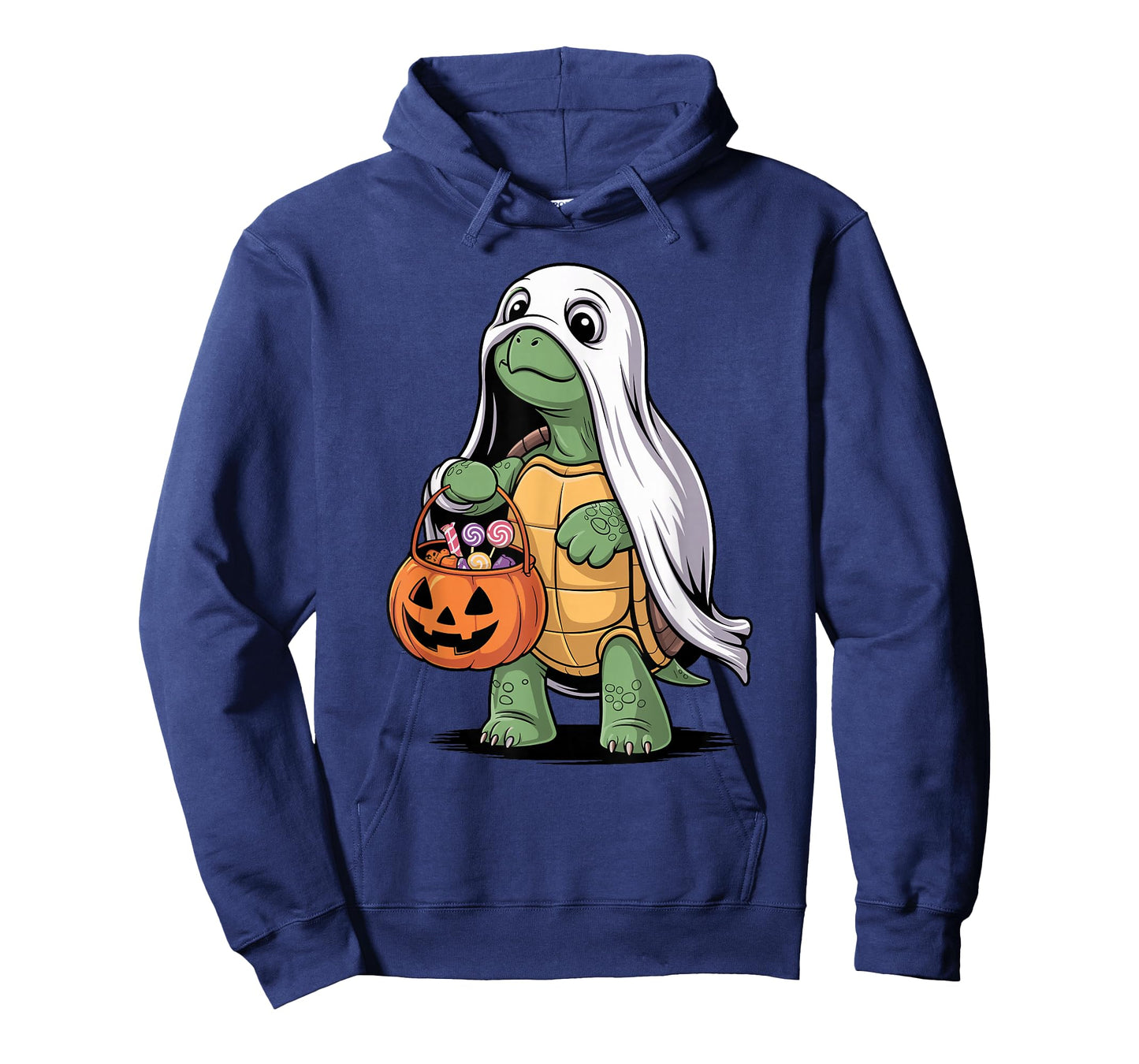 Halloween Sea Turtle Ghost Pumpkin Trick Or Treat Candies T-Shirt