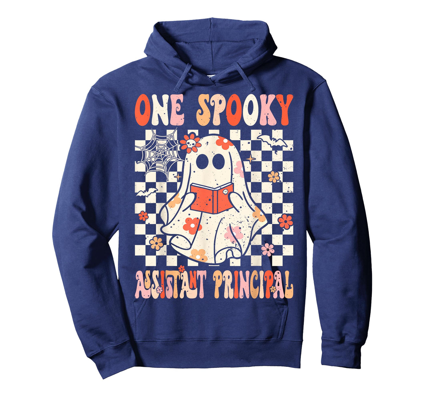 Groovy Boo Assistant Principal Crew Ghost Women Halloween T-Shirt