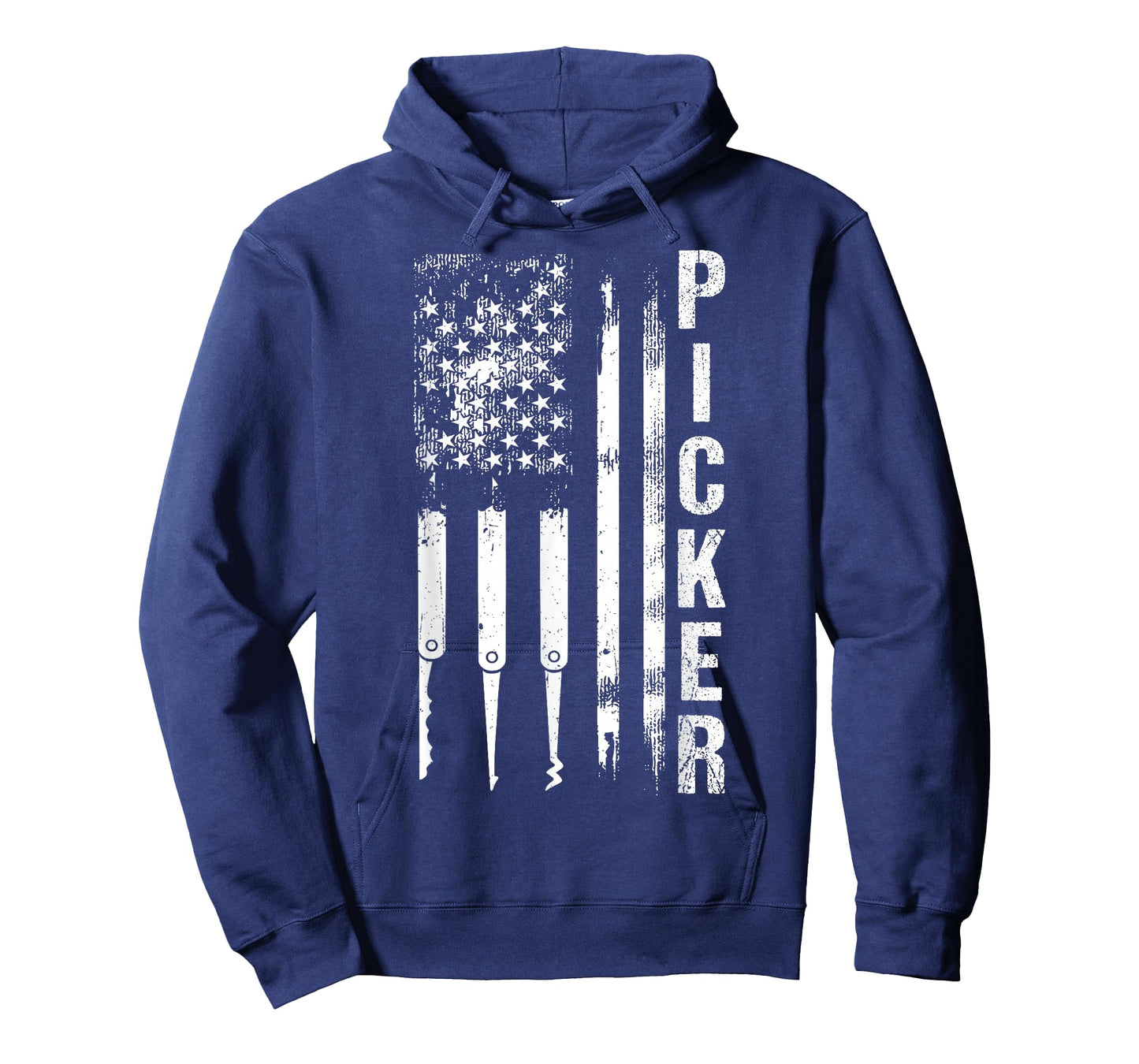 PICKER American Flag Patriot Patriotism Locksmith Fan T-Shirt