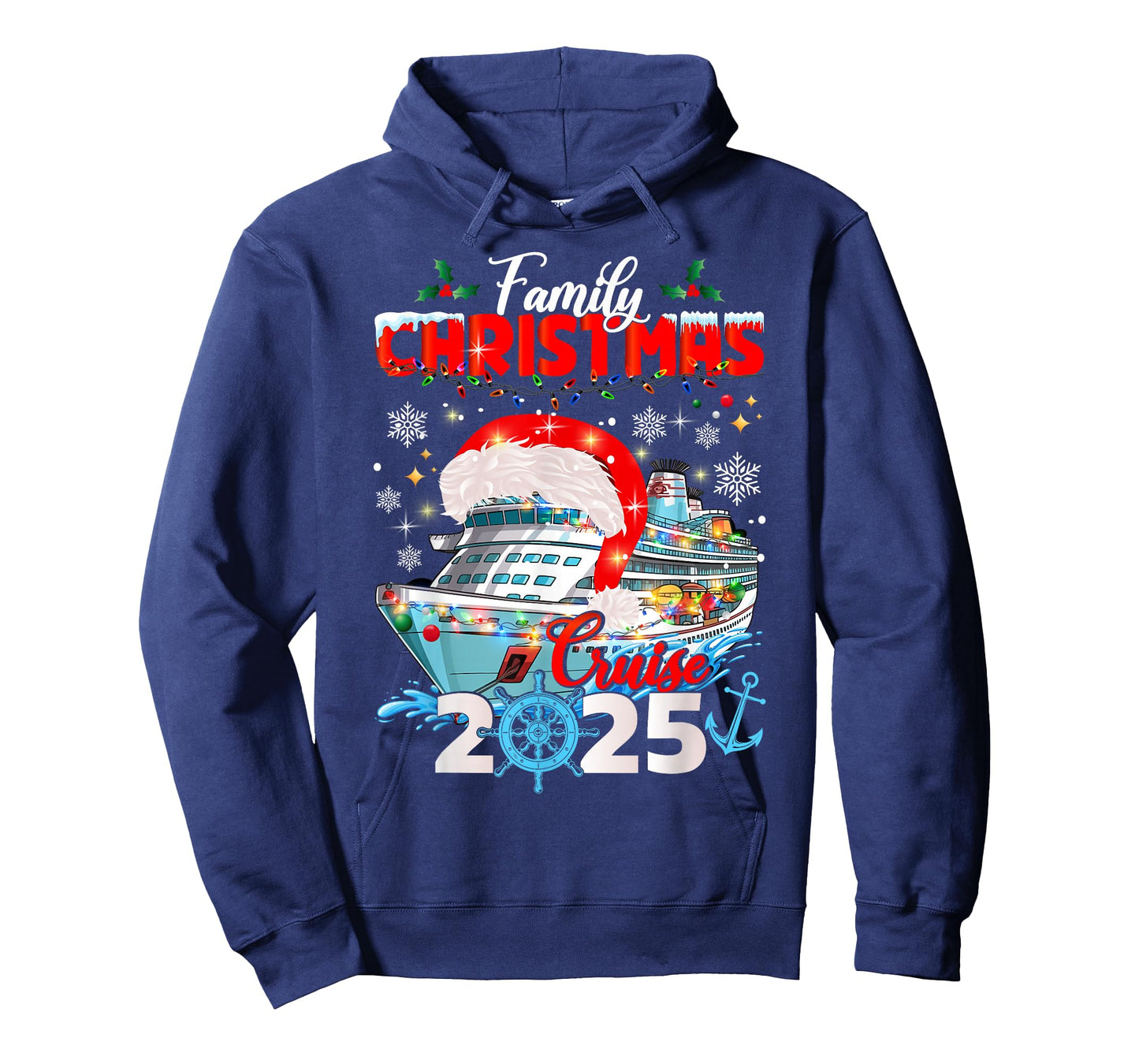 Family Christmas Cruise 2025 Winter Cruising Matching T-Shirt