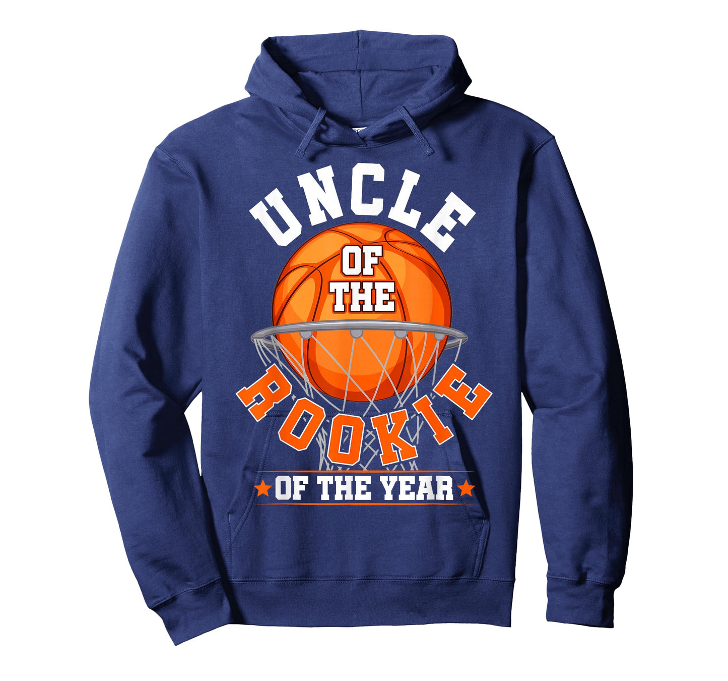 Uncle of Rookie 1st Birthday Basketball Family Matching T-Shirt
