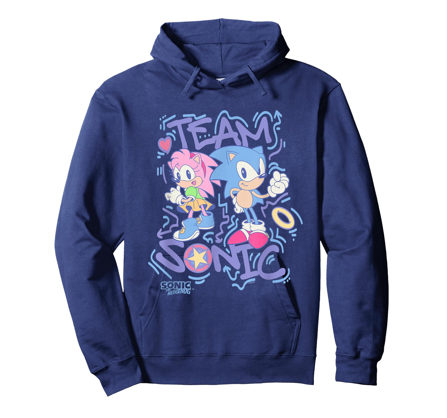 Sonic The Hedgehog Team Sonic Amy Rose Vintage T-Shirt
