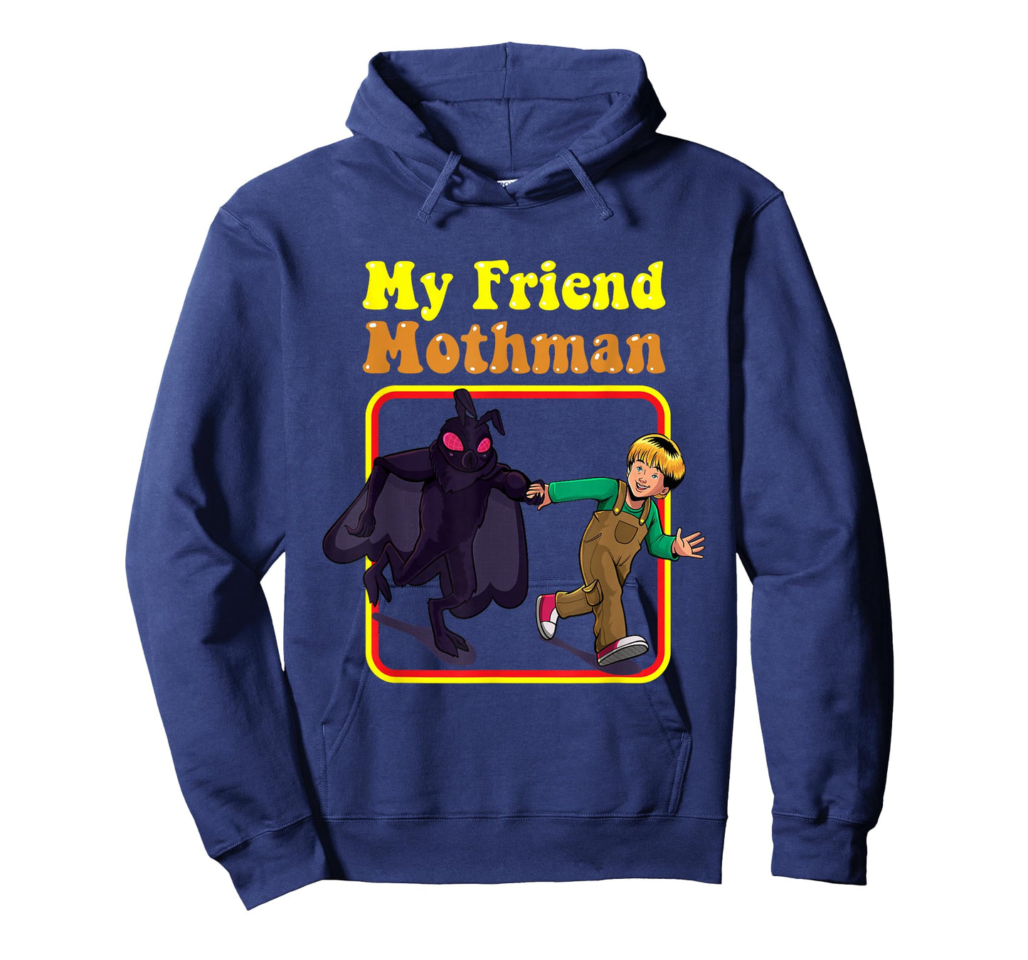 My Friend Mothman Funny Retro Cryptid Creatures Monster Kids T-Shirt