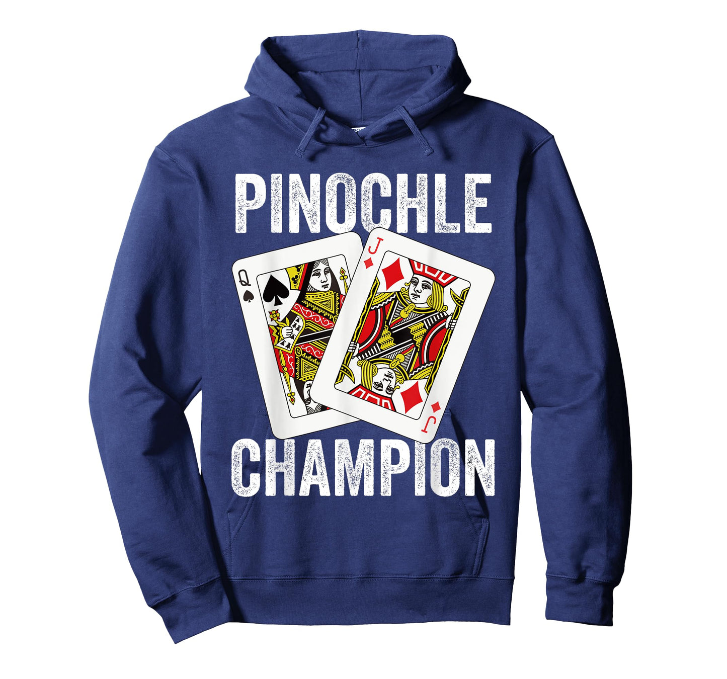Retro Pinochle Champion Card Game Player Matching Novelty T-Shirt