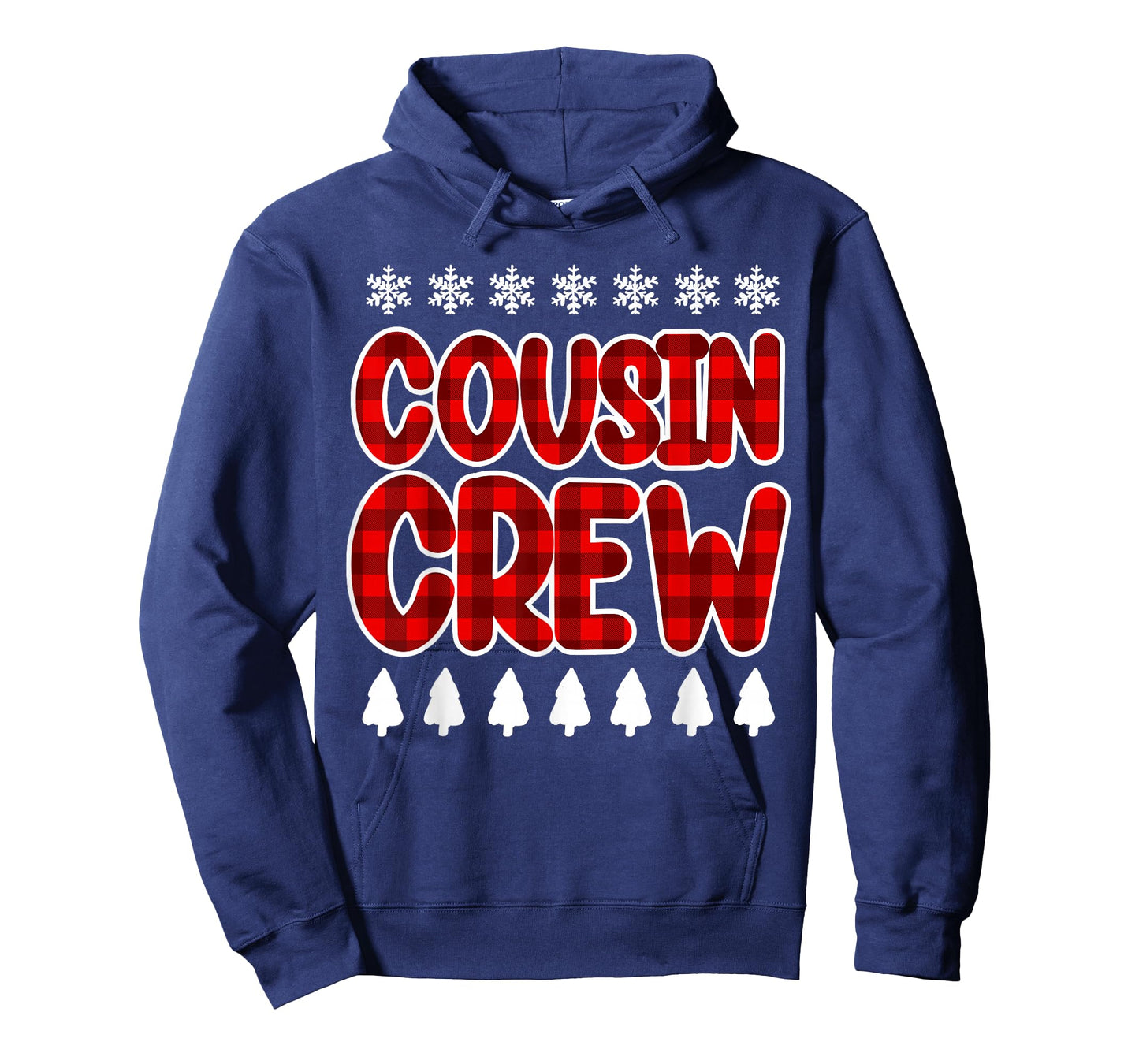 Cousin Crew Funny Buffalo Plaid Christmas Xmas Outfit T-Shirt