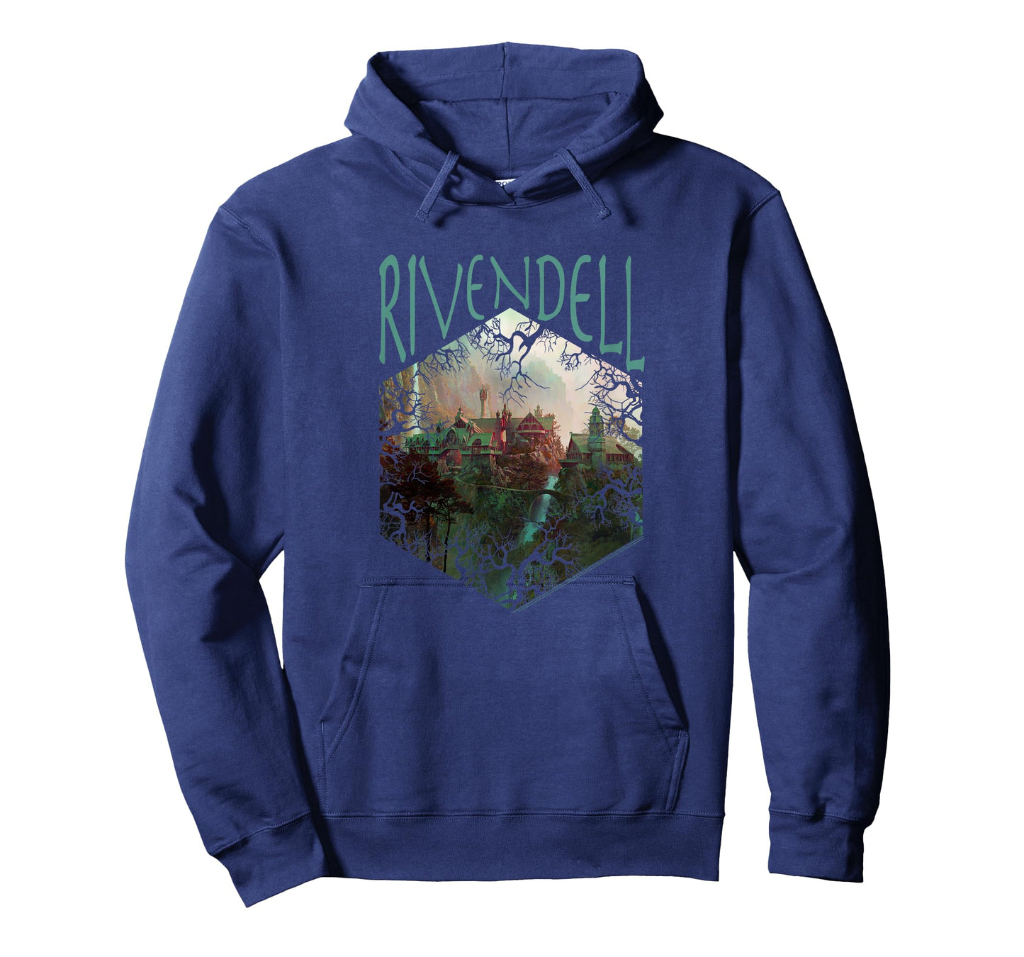 Lord of The Rings Rivendell Picture Hexagon T-Shirt