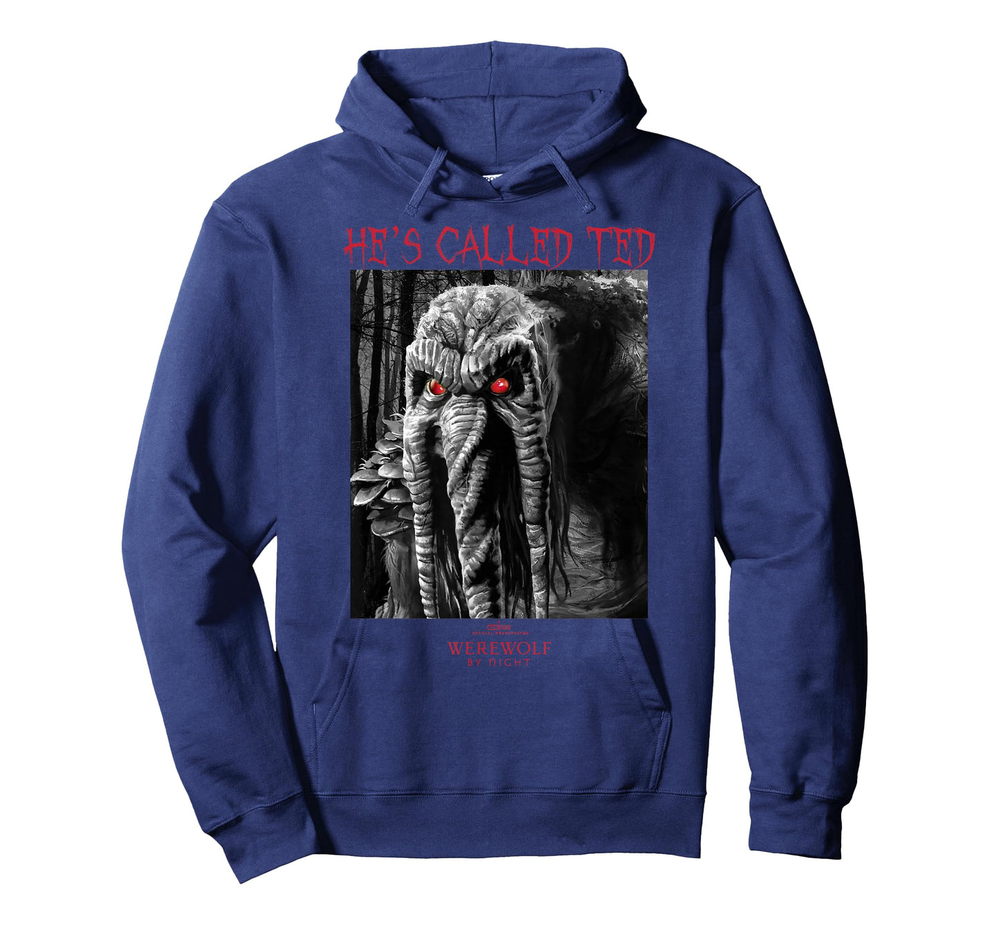 Marvel Werewolf by Night Man-Thing Hes Called Ted Portrait T-Shirt