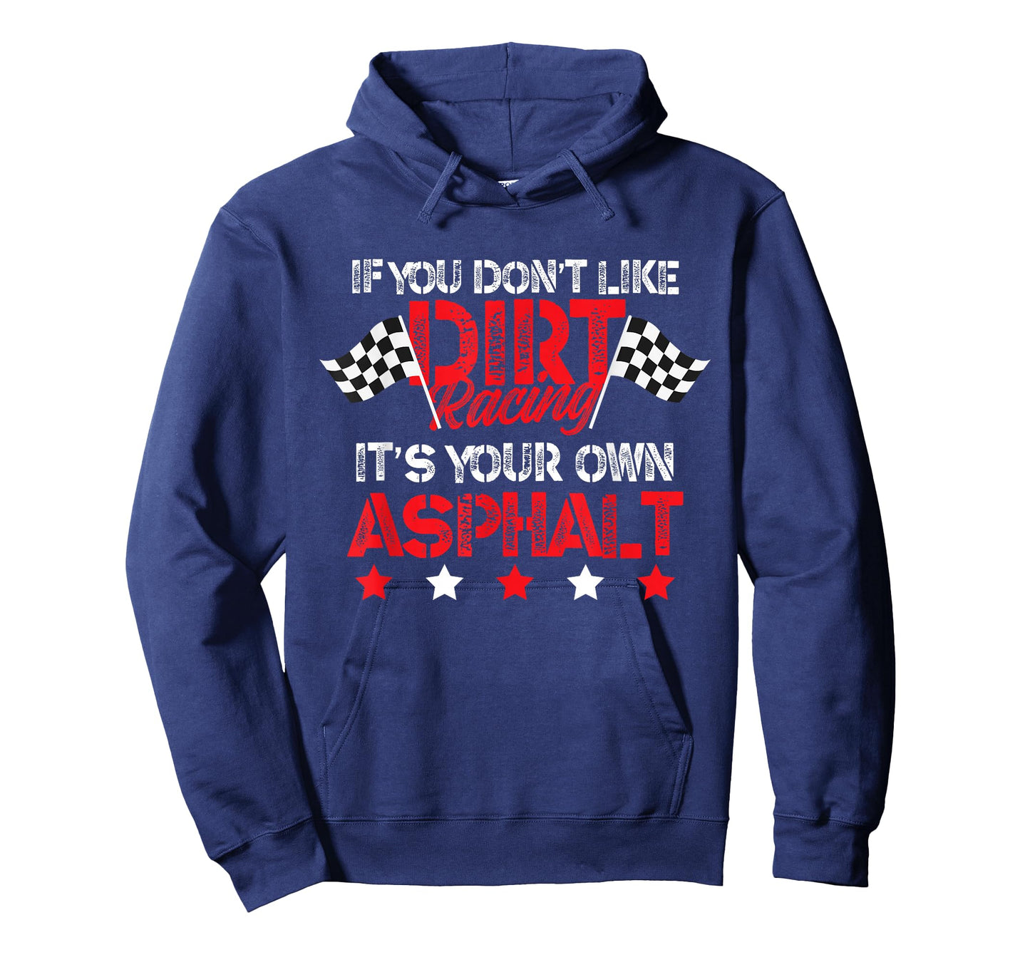 Hilarious Dirt Track Racing Pun - Race Car Asphalt Joke T-Shirt
