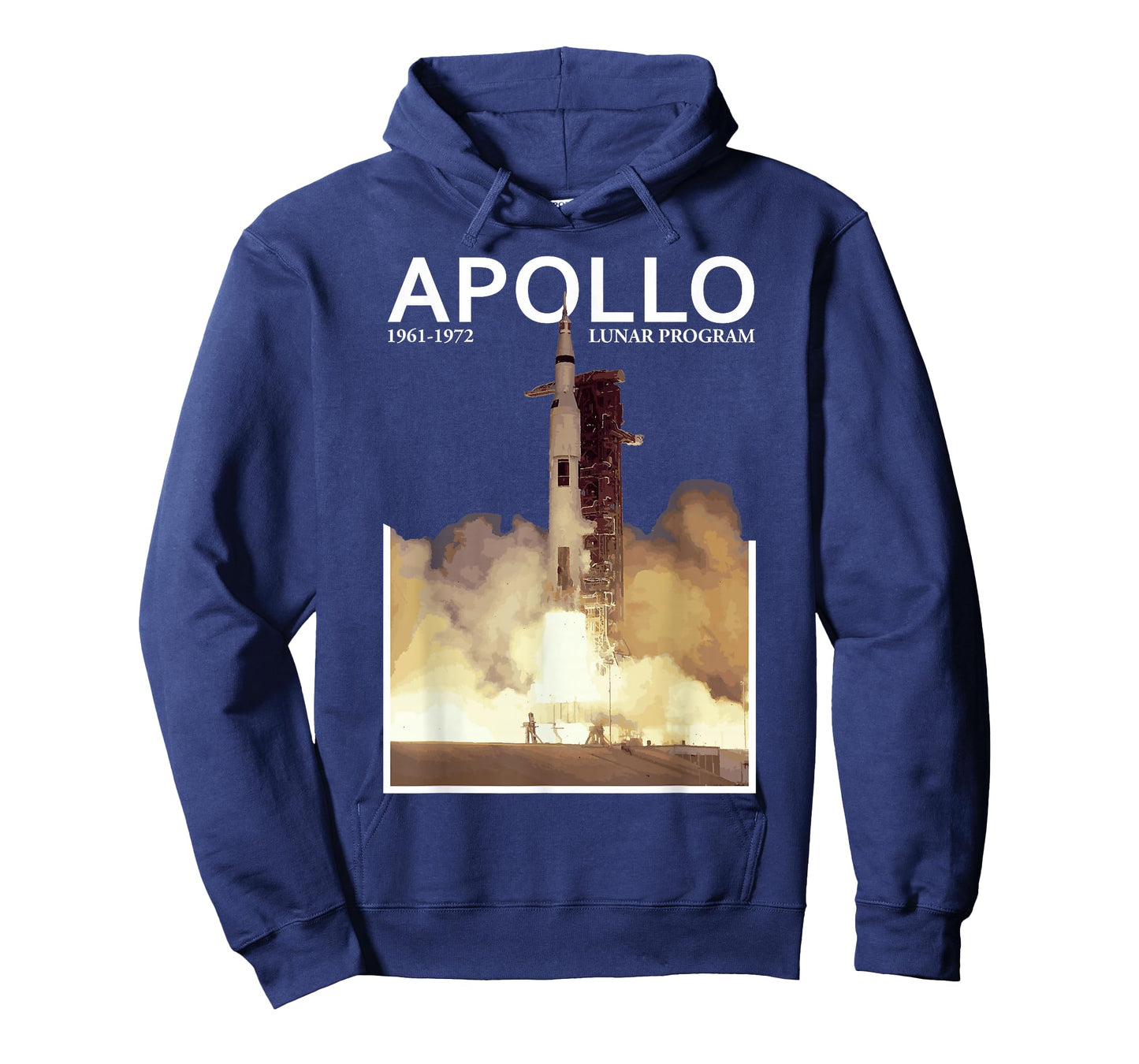 Apollo Lunar Gift For Women Saturn V Rocket Moon Landing T-Shirt