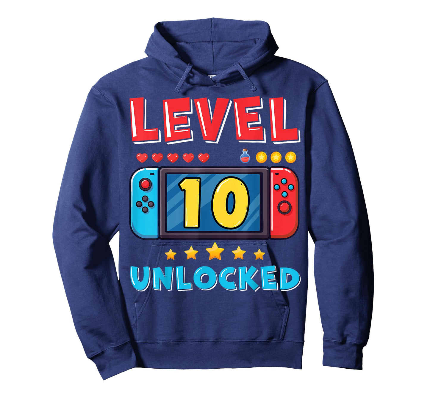 10 Year Old Bday Decorations Son Boy 10yr 10th Birthday T-Shirt
