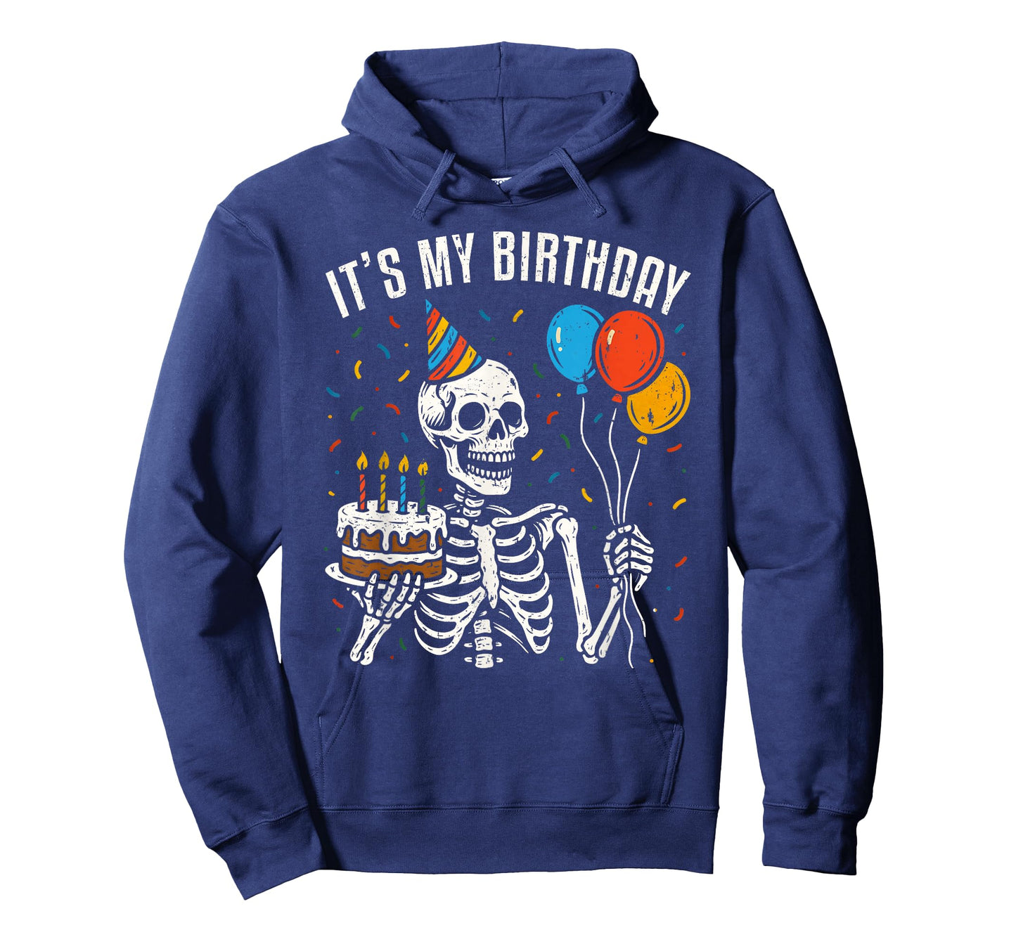 It's My Birthday Skeleton Spooky Halloween Birthday Party T-Shirt