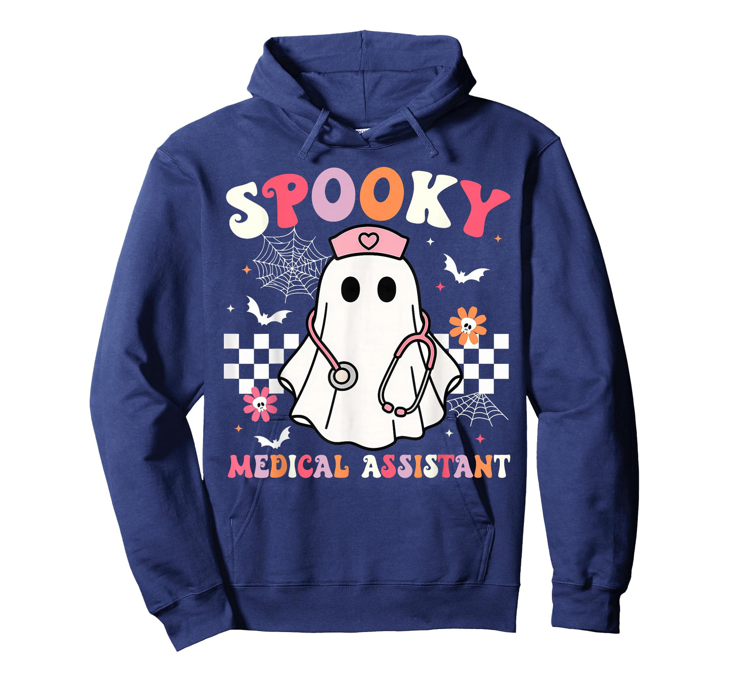 Groovy Spooky Medical Assistant Cute Halloween Med Assistant T-Shirt