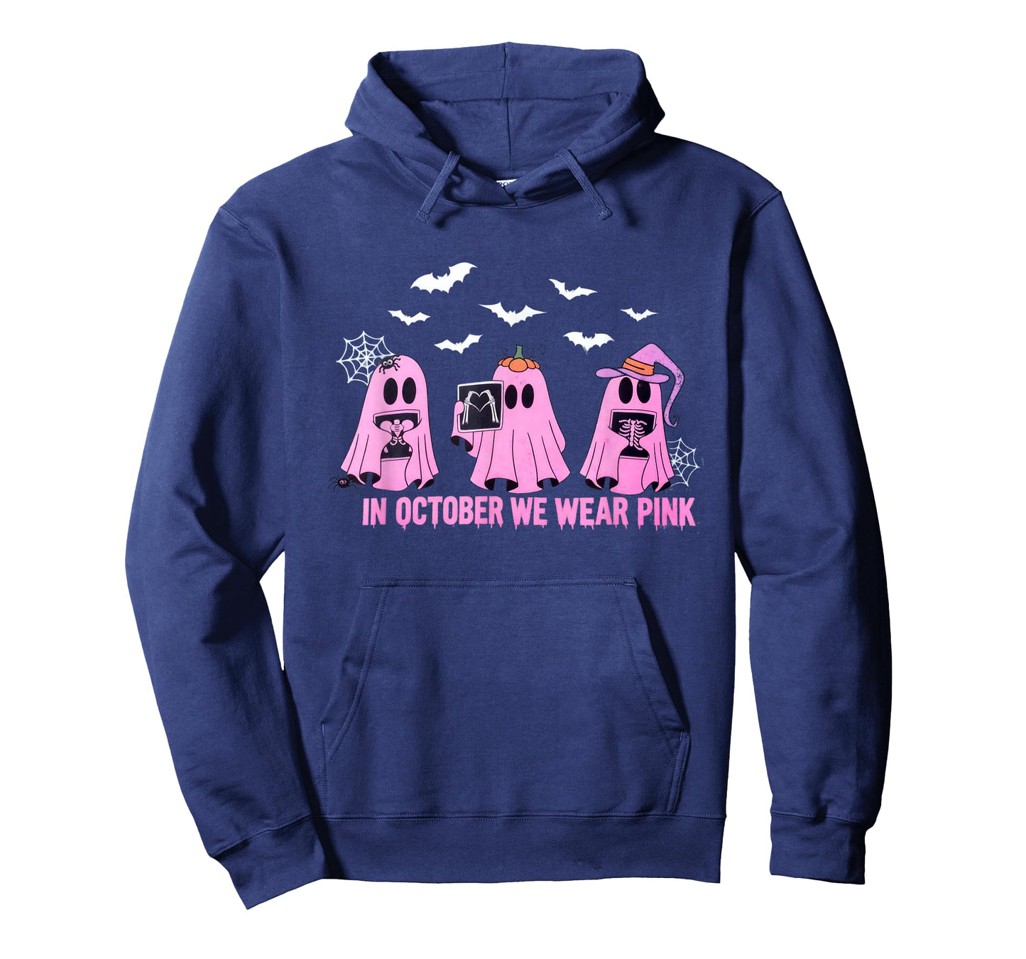 Breast CancerX-ray Tech Halloween Radiology Fall Ghost Work T-Shirt