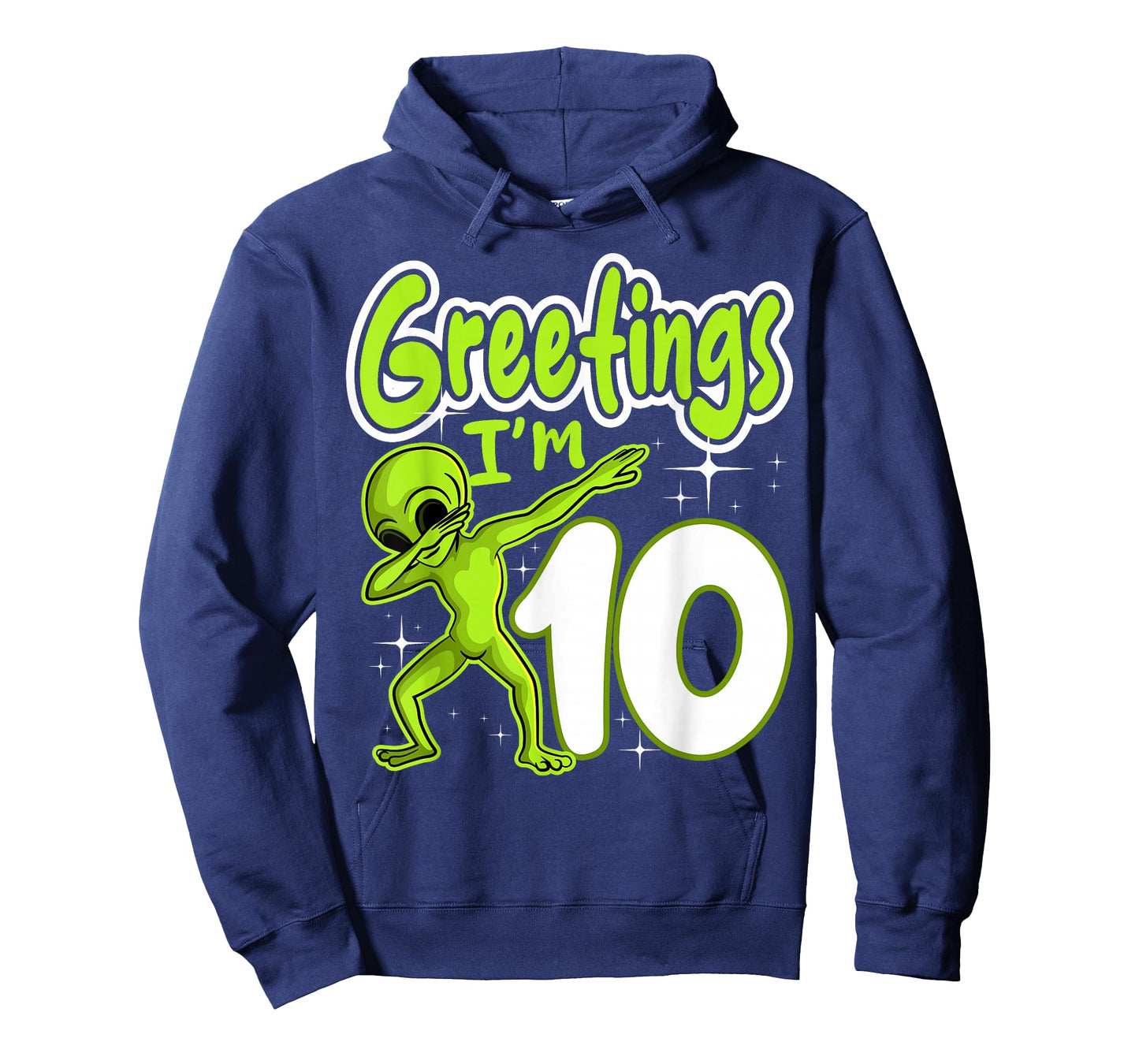 Alien 10th Birthday Dubbing Party Space Galaxy Traveler UFO T-Shirt