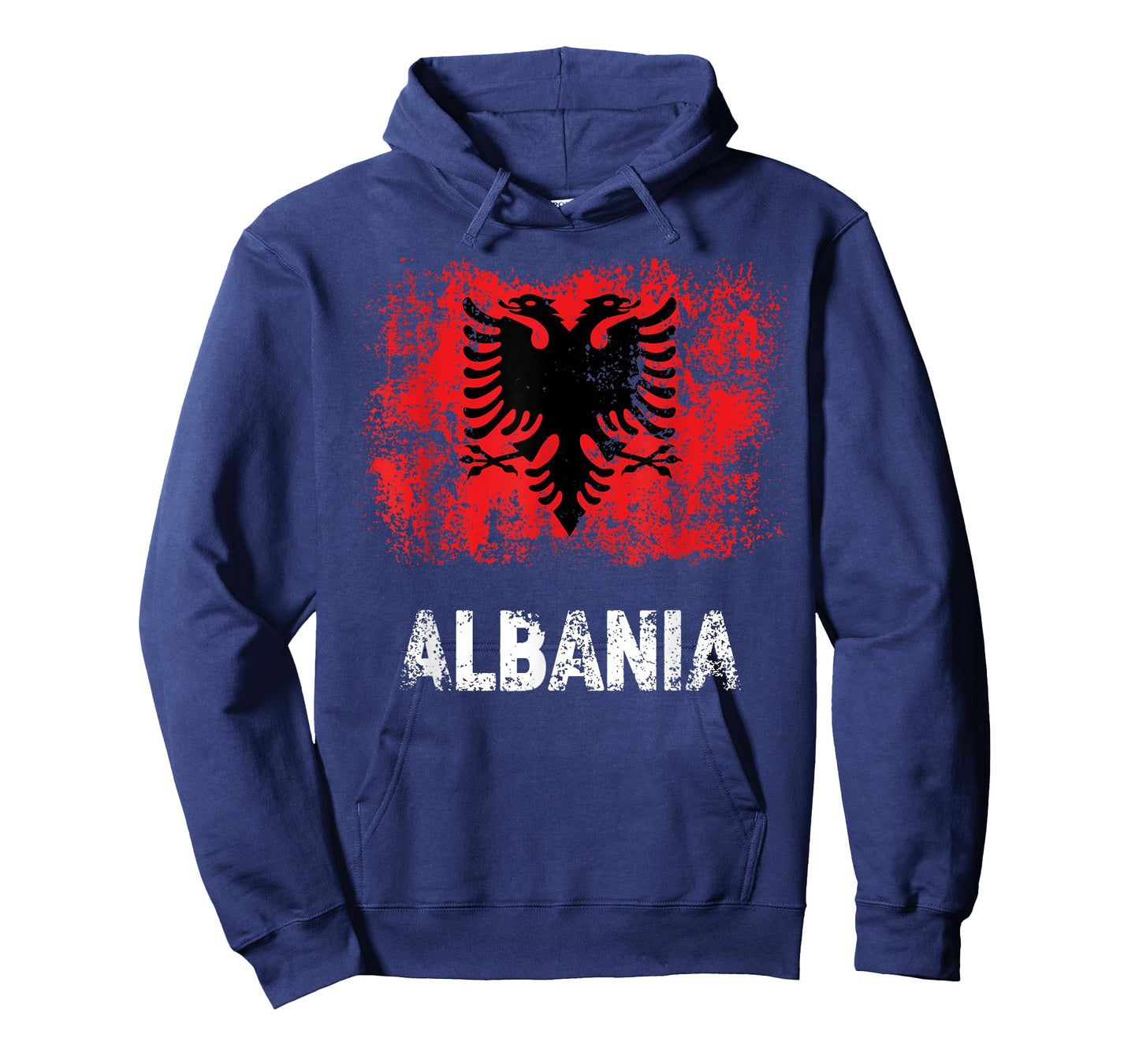 Albania Patriotic Shirt Distressed Albanian Flag T-Shirt