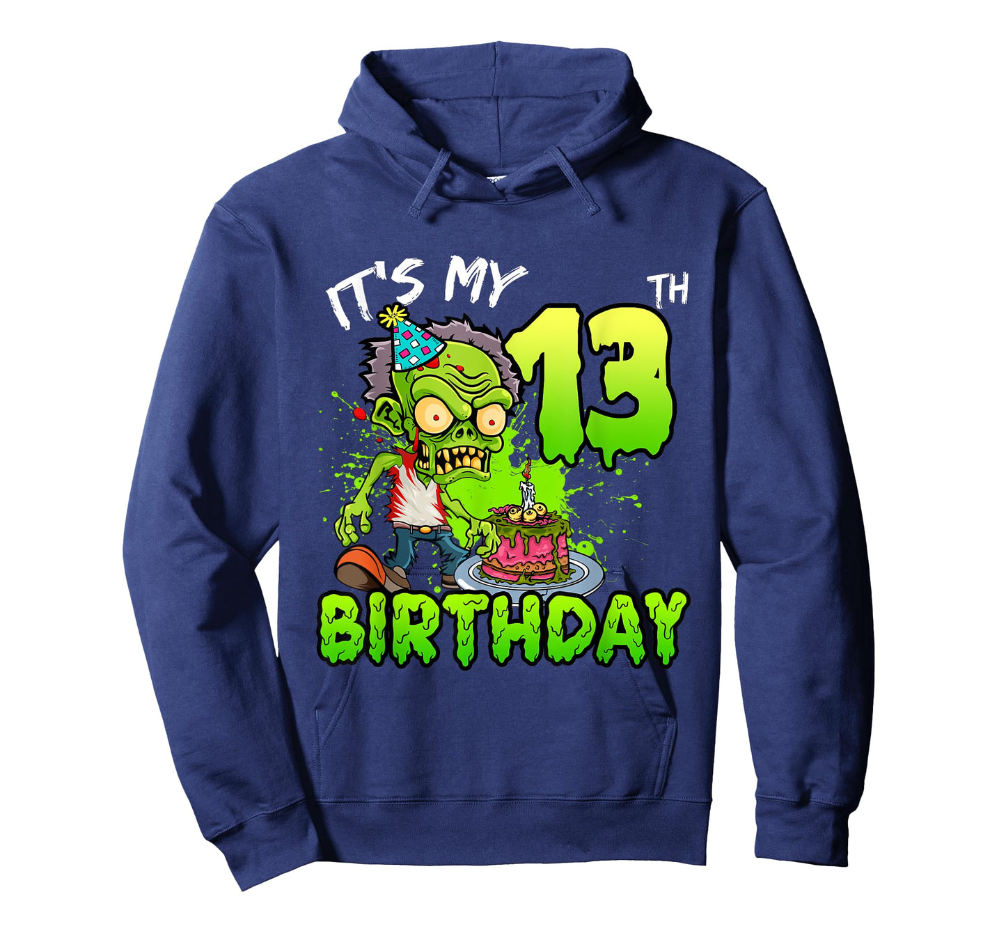It's My 13th Birthday Zombie Lover 13 Year Old Boys Girls T-Shirt