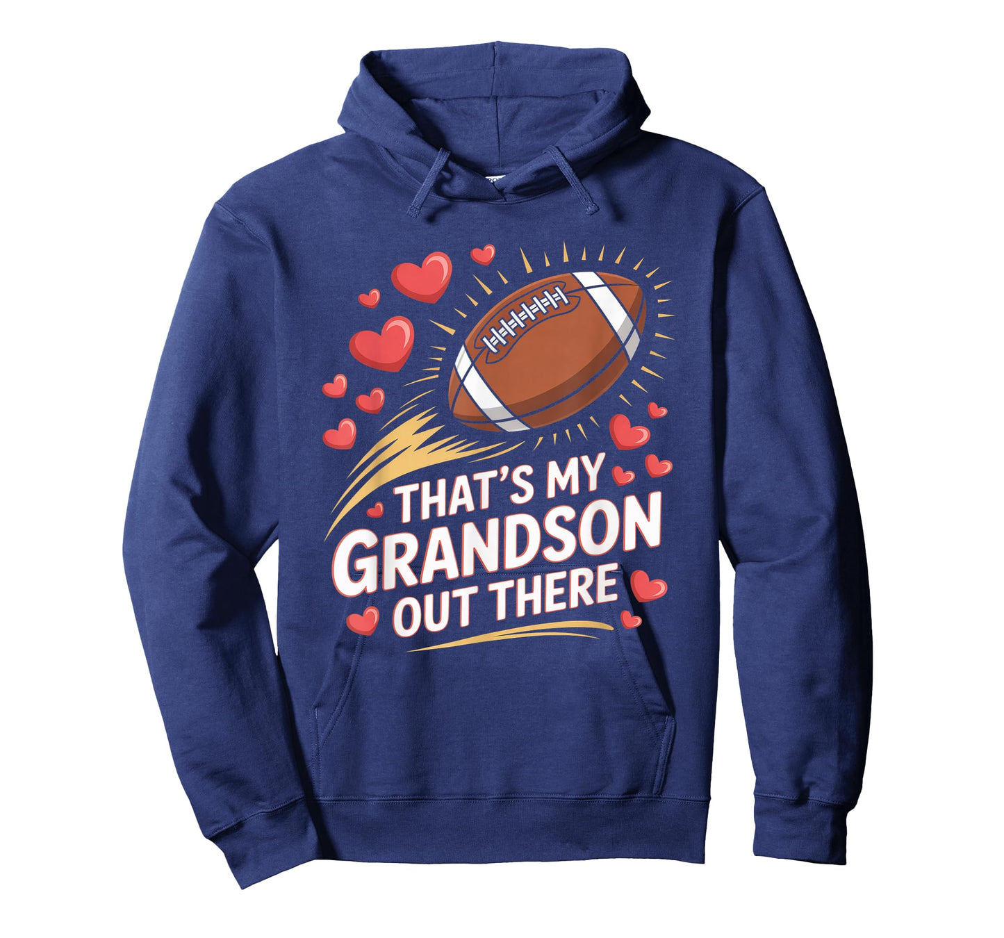 That's My Grandson Out There Football Grandparent T-Shirt