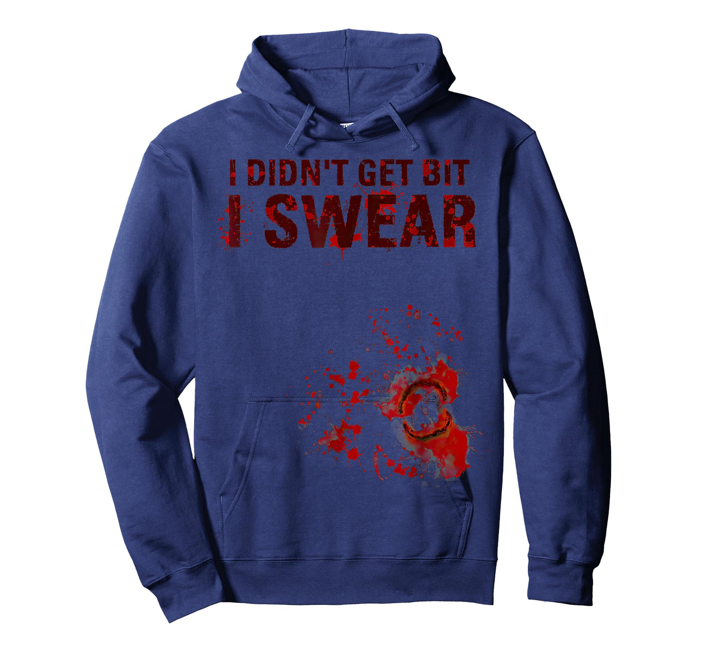 Bloody I Didn't Get Bit Zombie Bite Halloween T-Shirt