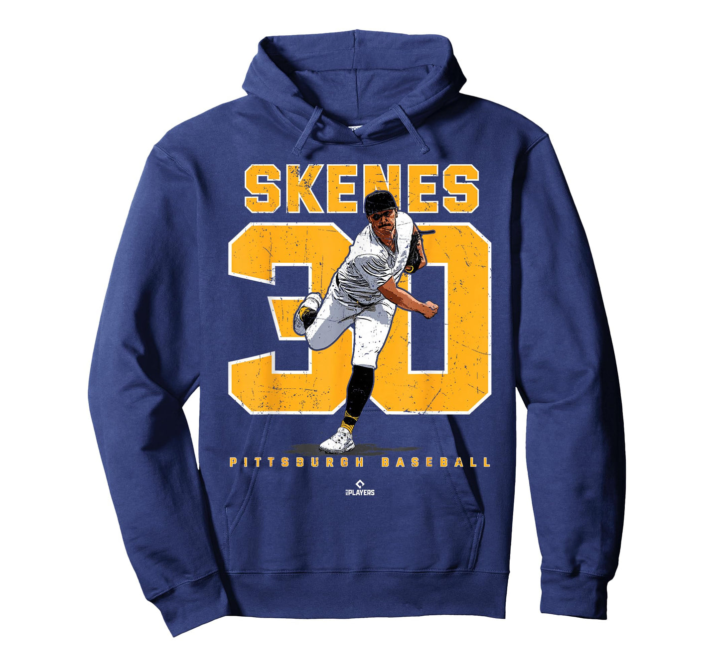 Number & Portrait Paul Skenes Pittsburgh MLBPA T-Shirt