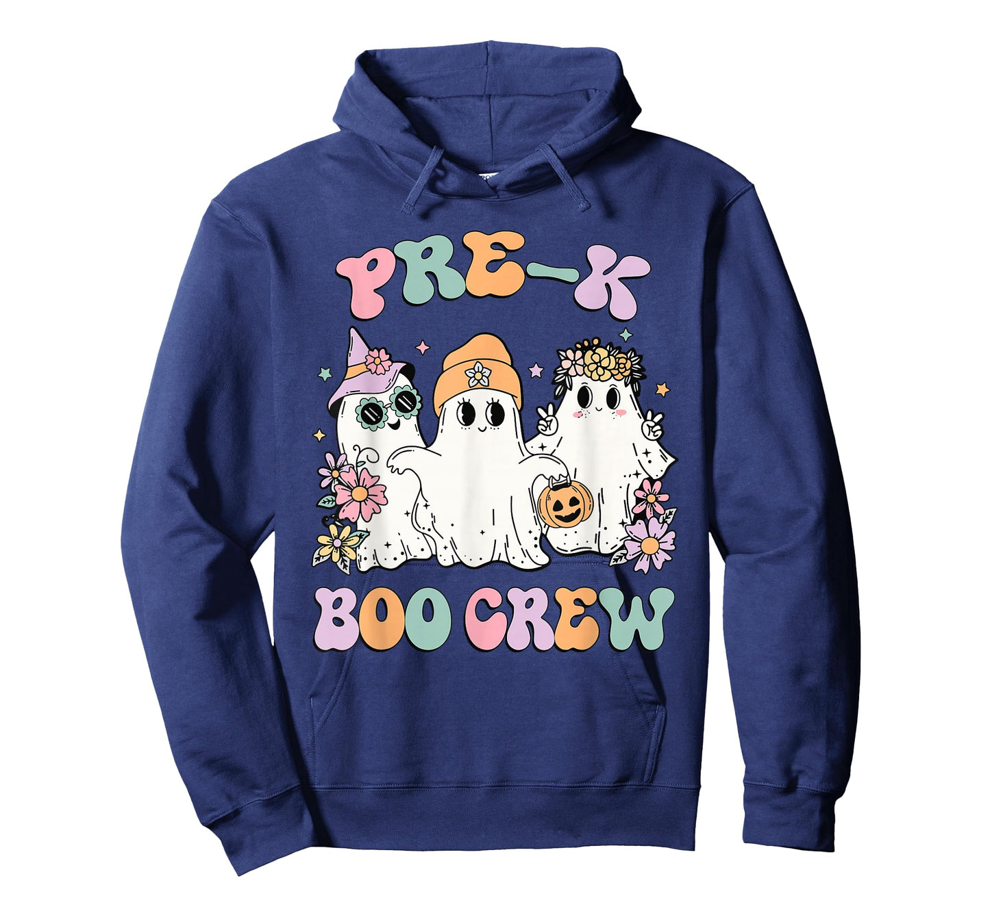 Teacher Boo Crew Pre K Cute Ghost Halloween Costume T-Shirt