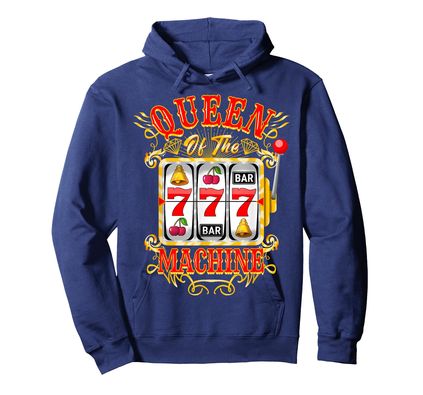 Queen Of The Slot Machine Casino Gambling Lover T-Shirt
