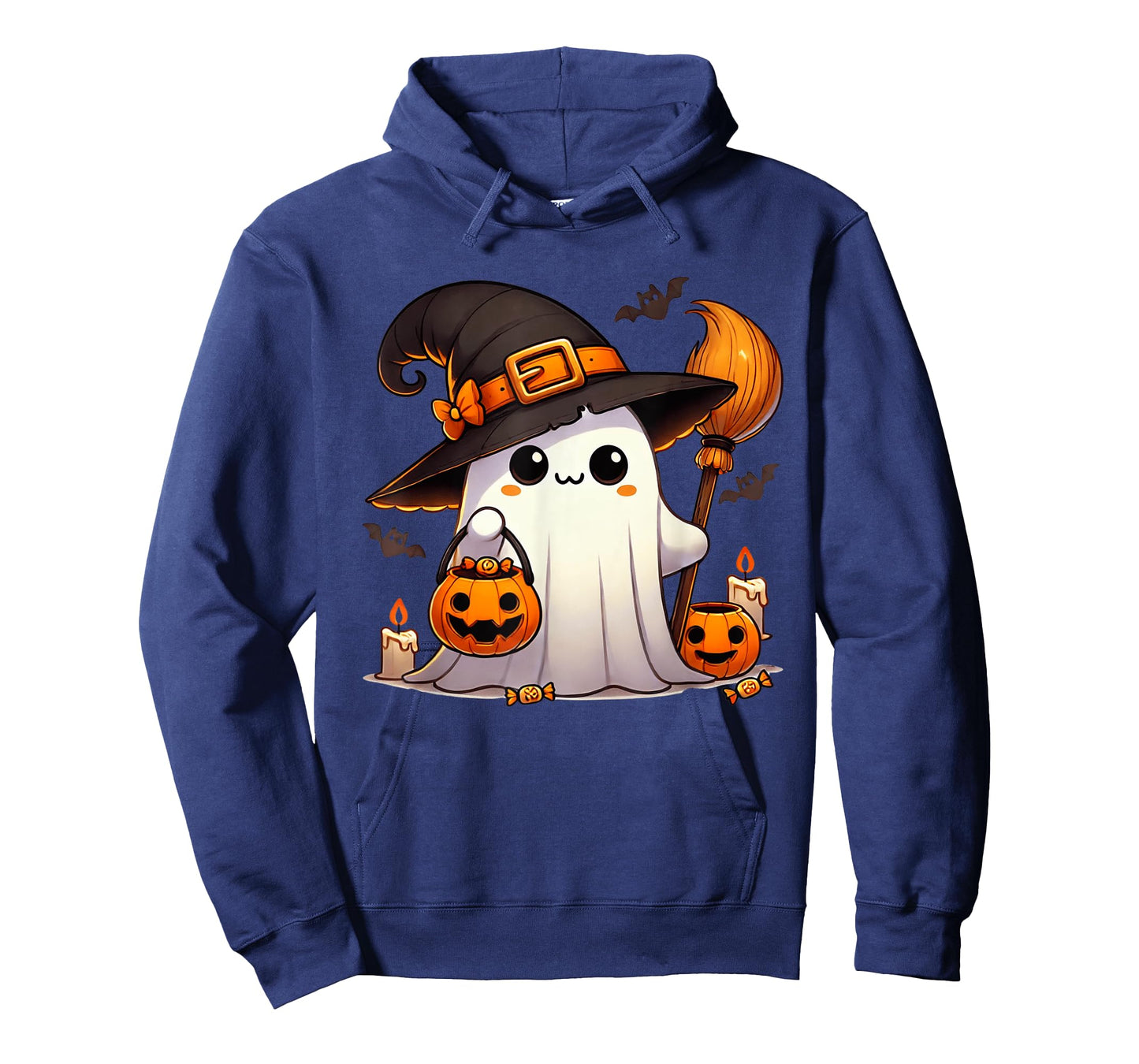 Ghost Halloween Cute Witch Ghost Trick or Treat Candy Kids T-Shirt