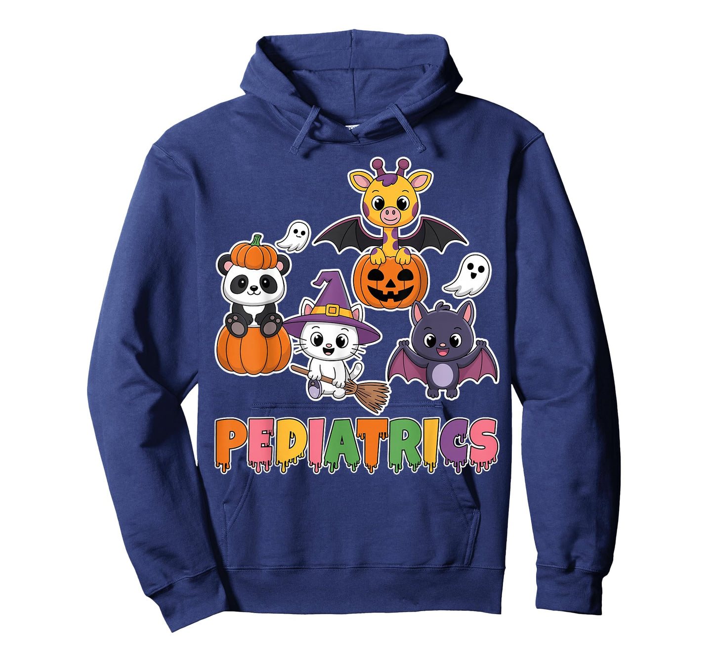 PEDS Pediatric Nurse Spooky Ghost Halloween Costume T-Shirt