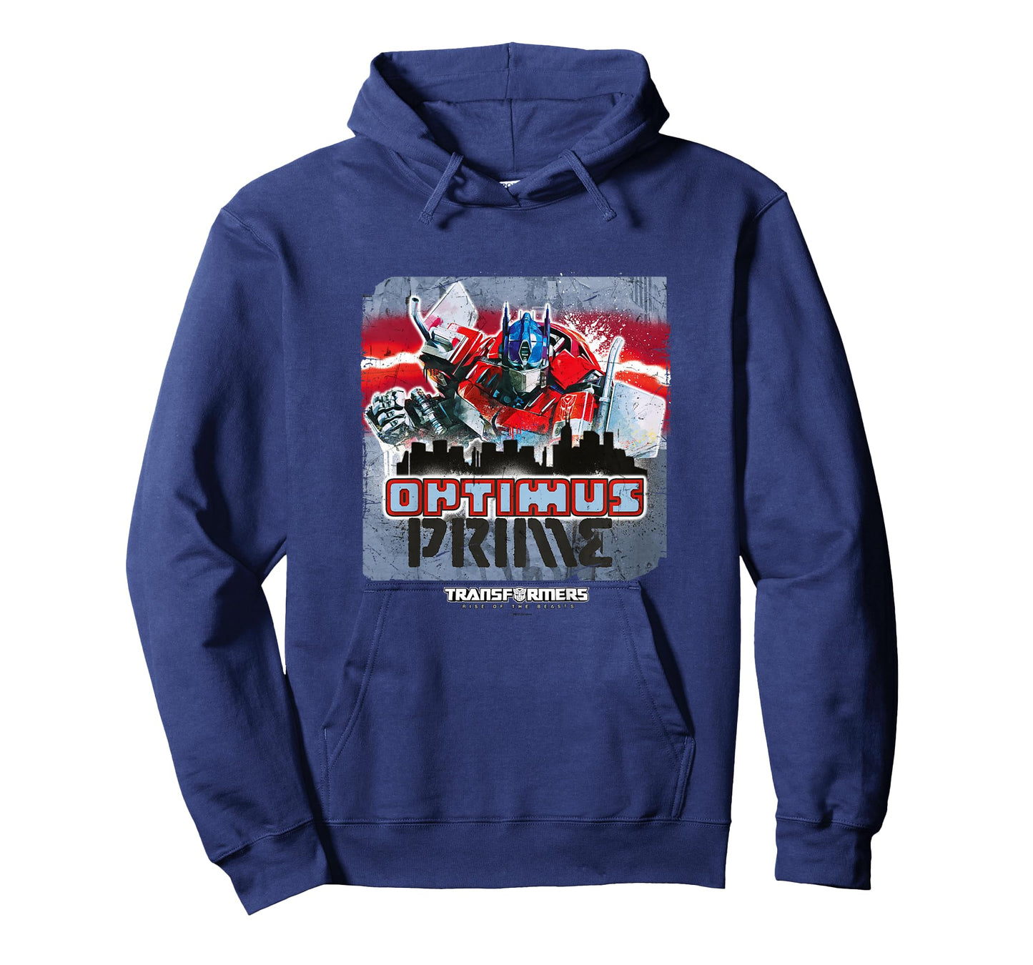 Transformers: Rise of the Beasts Optimus Distressed Shot T-Shirt