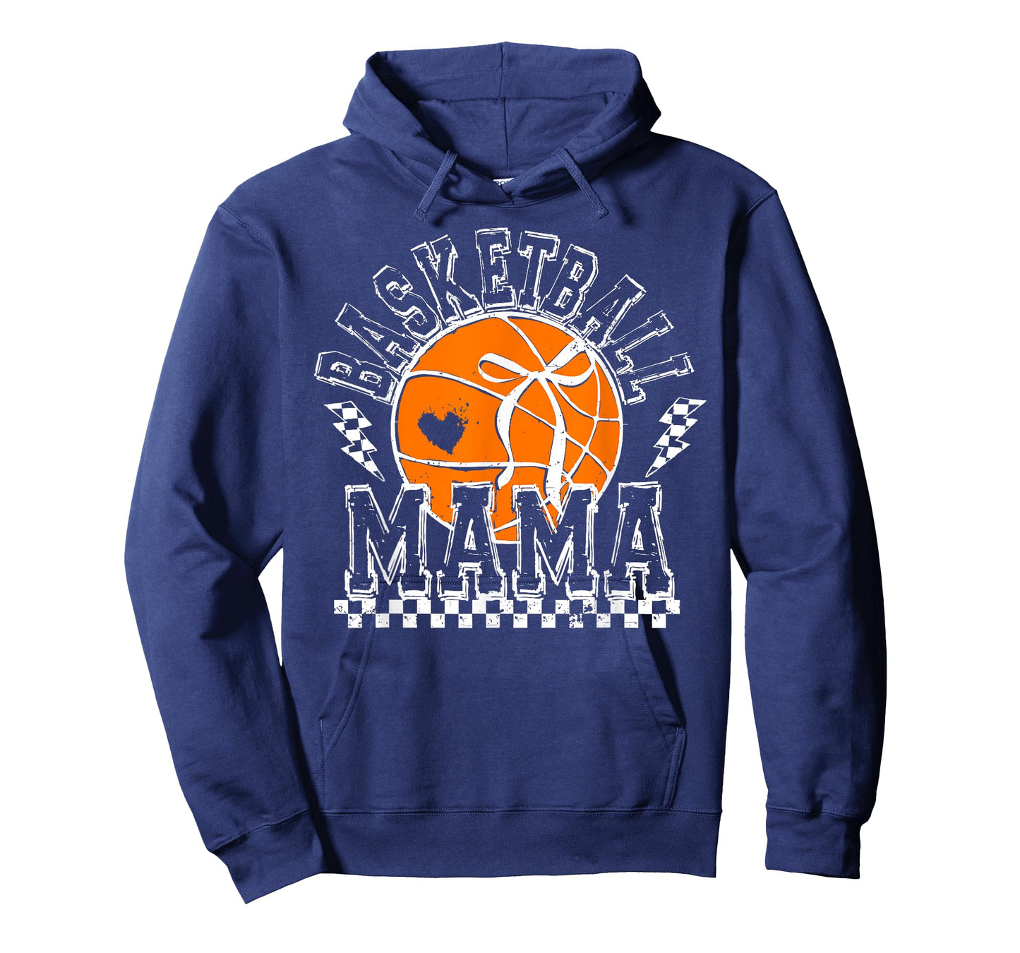 Basketball Mama Coquette Bow Game Day Funny Sports Lover Mom T-Shirt