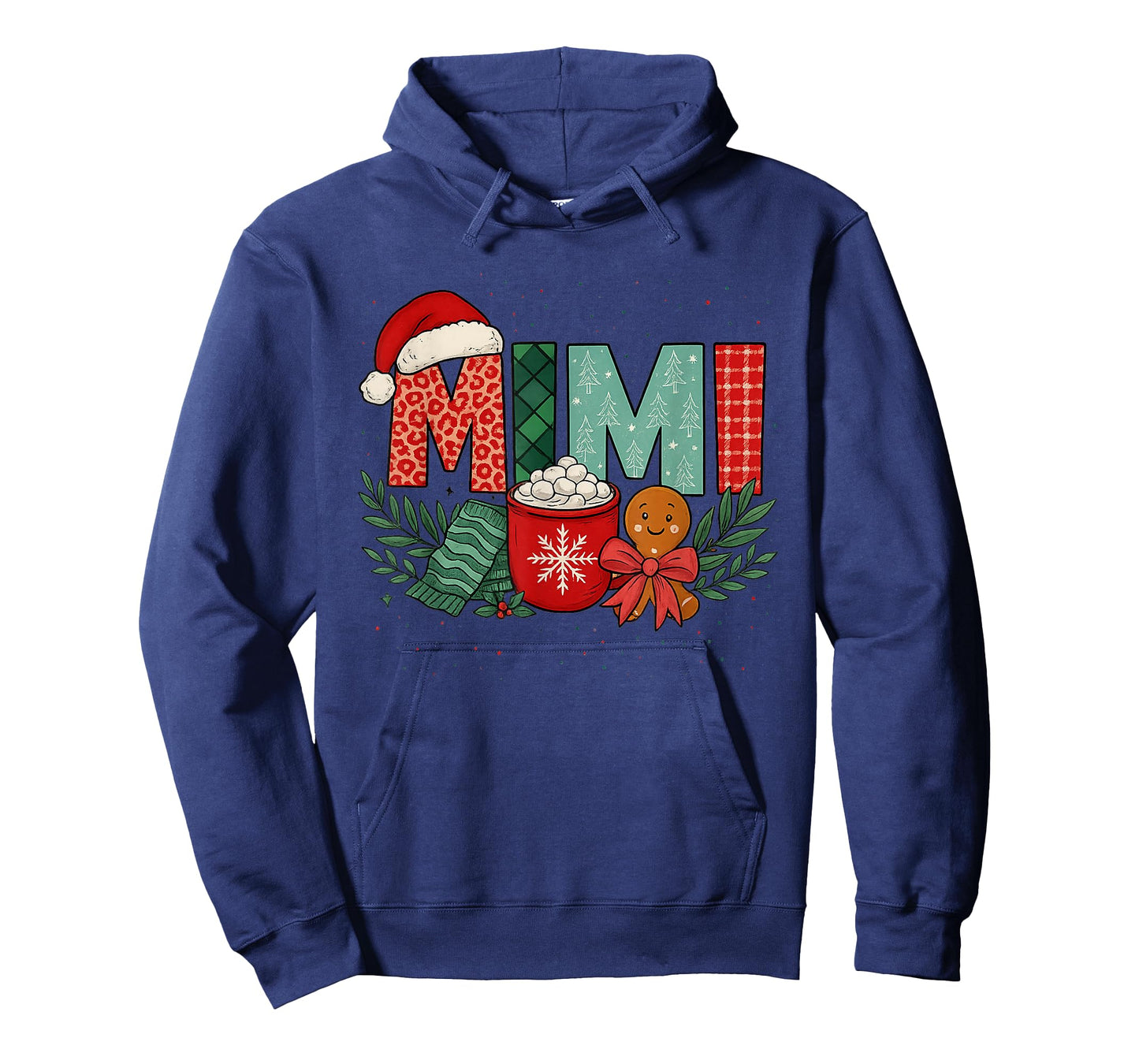 Mimi Christmas Hot Cocoa Gingerbread Holiday Grandma T-Shirt