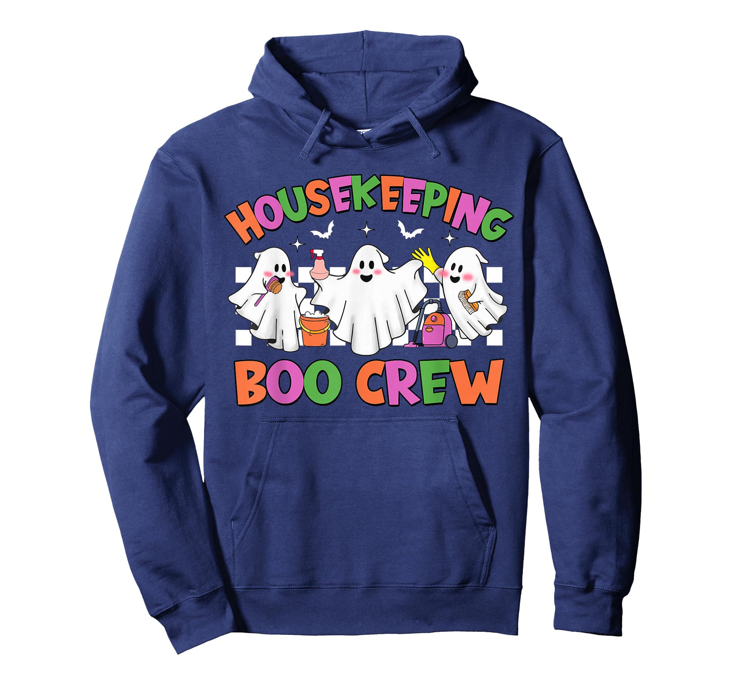 Retro Housekeeping Boo Crew Housekeeper Halloween Costumes T-Shirt