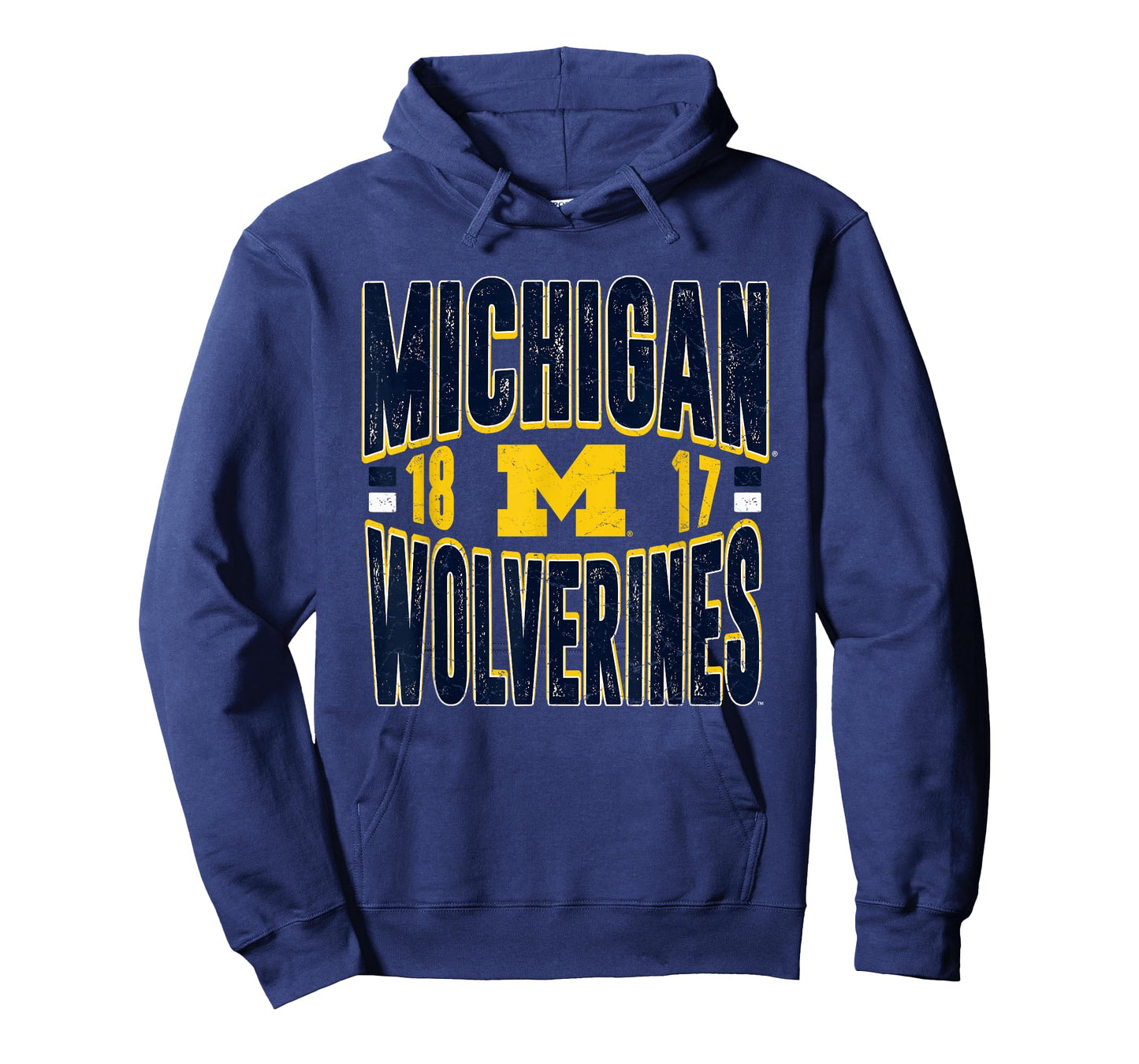 Michigan Wolverines Vintage 90's Retro Dark Heather T-Shirt