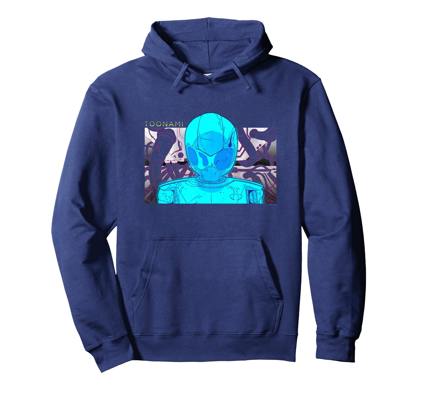 Toonami T.O.M. Blue Schematic Screen Grab T-Shirt