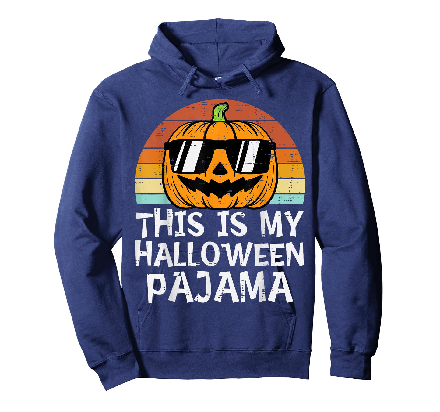 This Is My Halloween Pajama Pumpkin Retro Halloween Costume T-Shirt