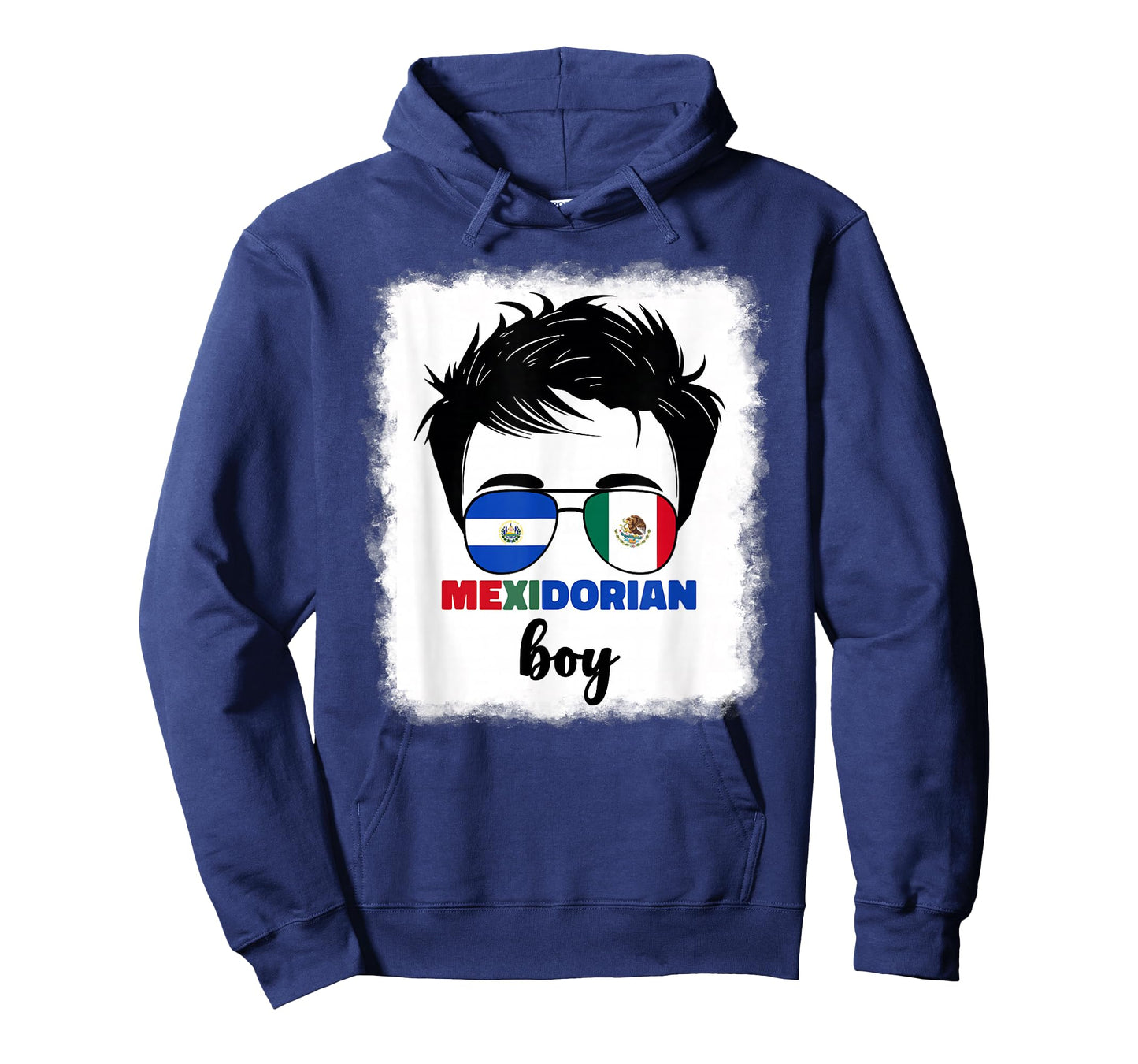 Half Mexican and Salvadorian Mexico El Salvador Kids Boys T-Shirt