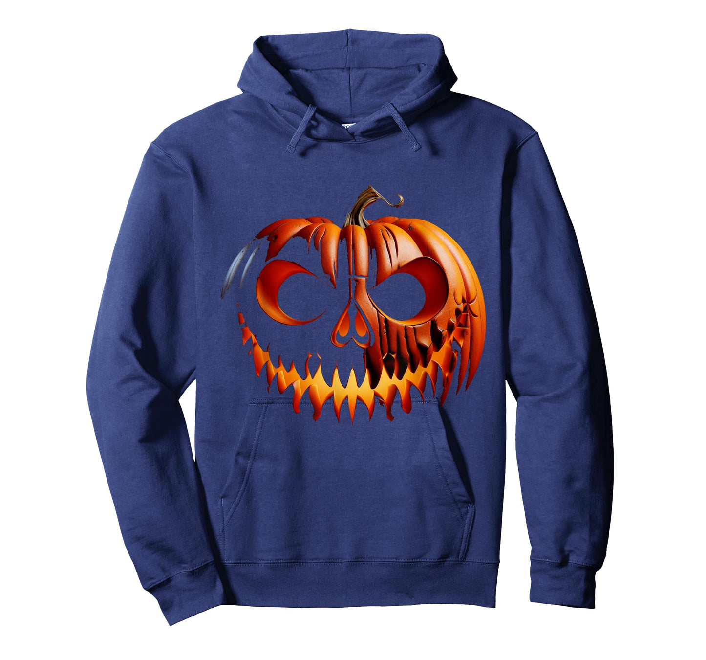 Spooky Pumpkin Face Monster Halloween Costume T-Shirt