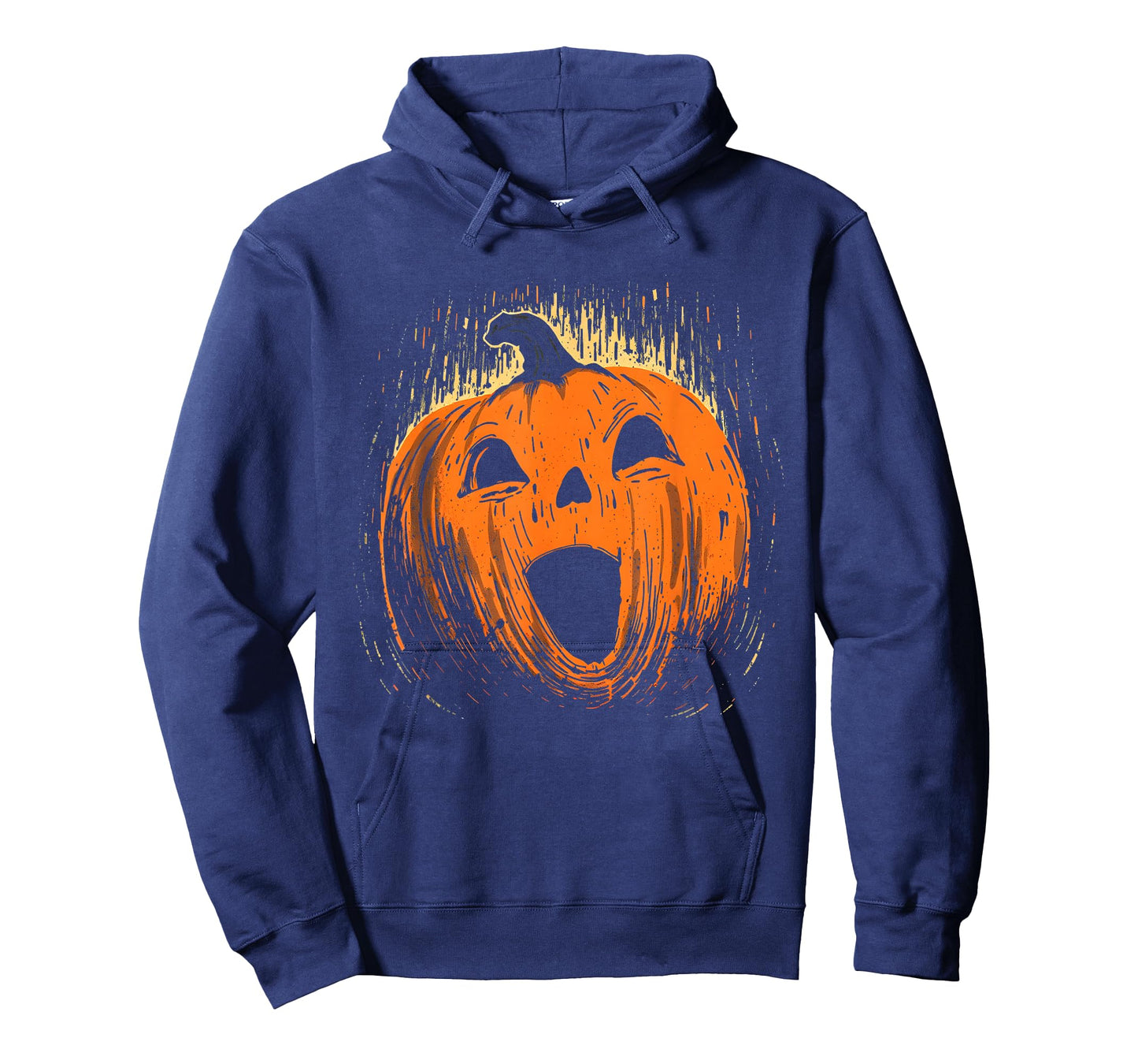 Vintage Pumpkin Halloween Retro Jack O Lanter Face T-Shirt