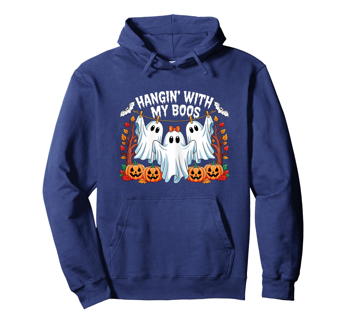 Funny Retro Hanging with My Boos Ghosts Halloween Autumn T-Shirt