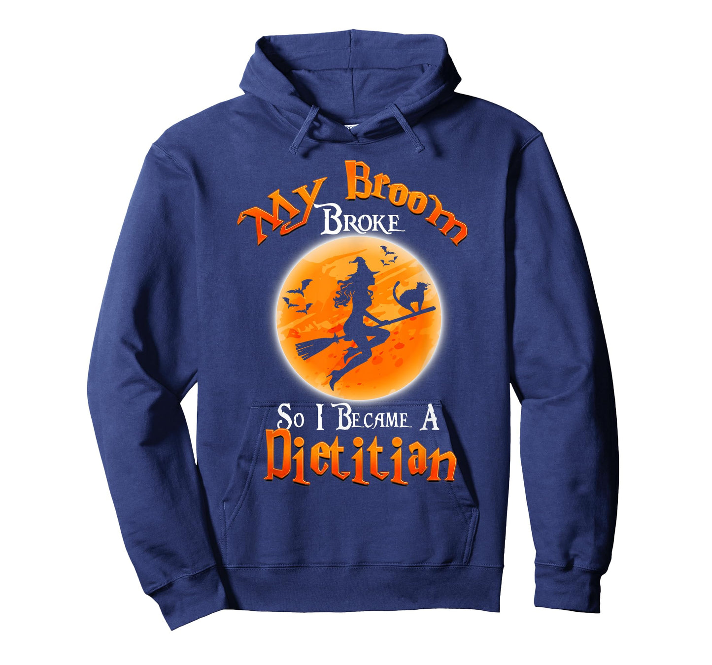 Broom Broke So I Became A Dietitian Halloween Costume T-Shirt