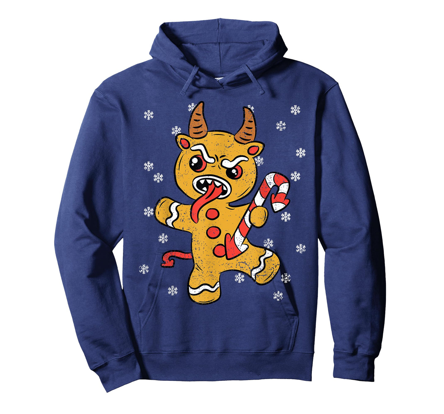 Gingerbread Man Krampus Christmas Pajama X-mas Candy Cane T-Shirt