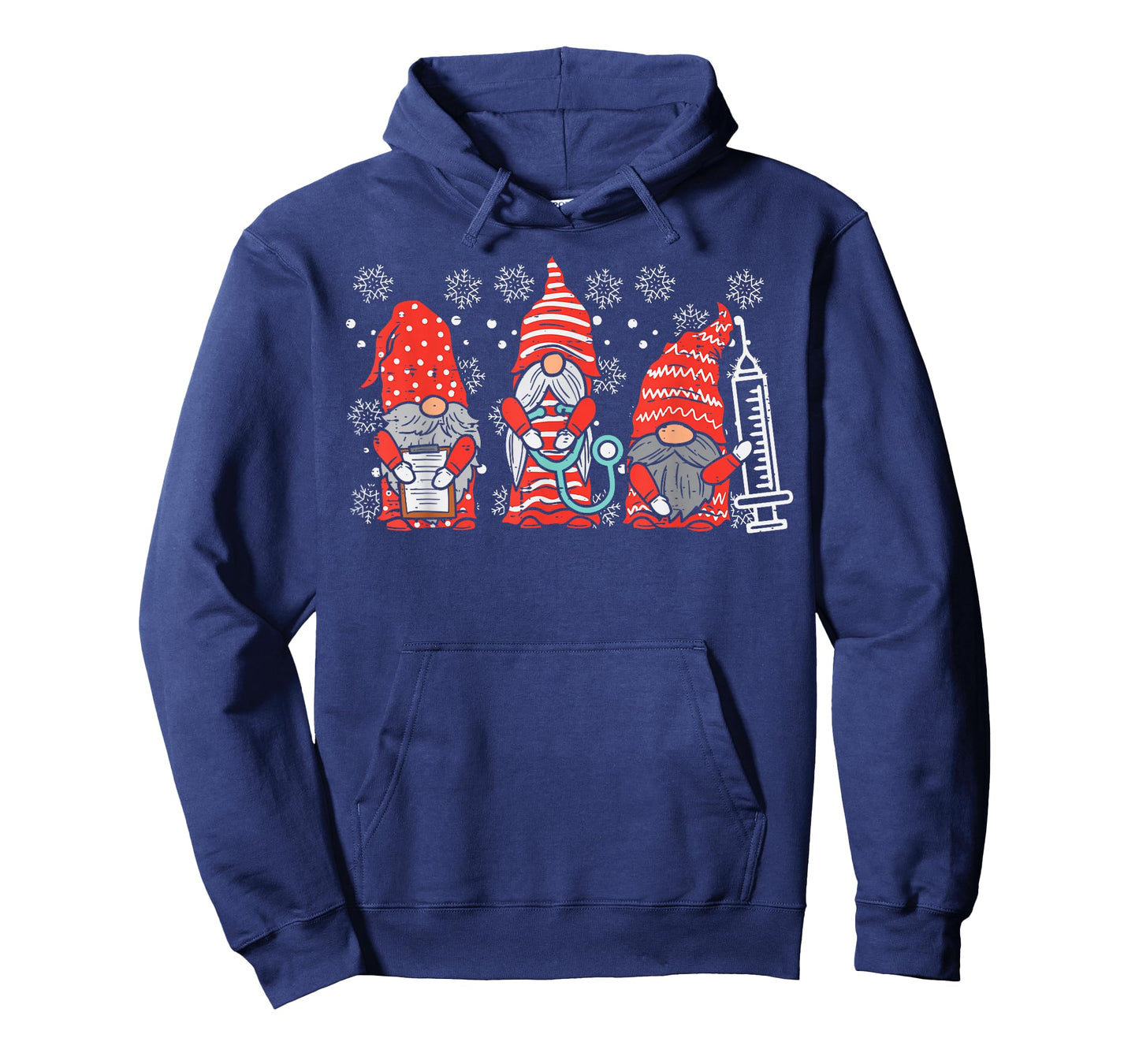 Nurse Christmas Gnomes Cute Xmas Scrub Top for Nurses Women T-Shirt