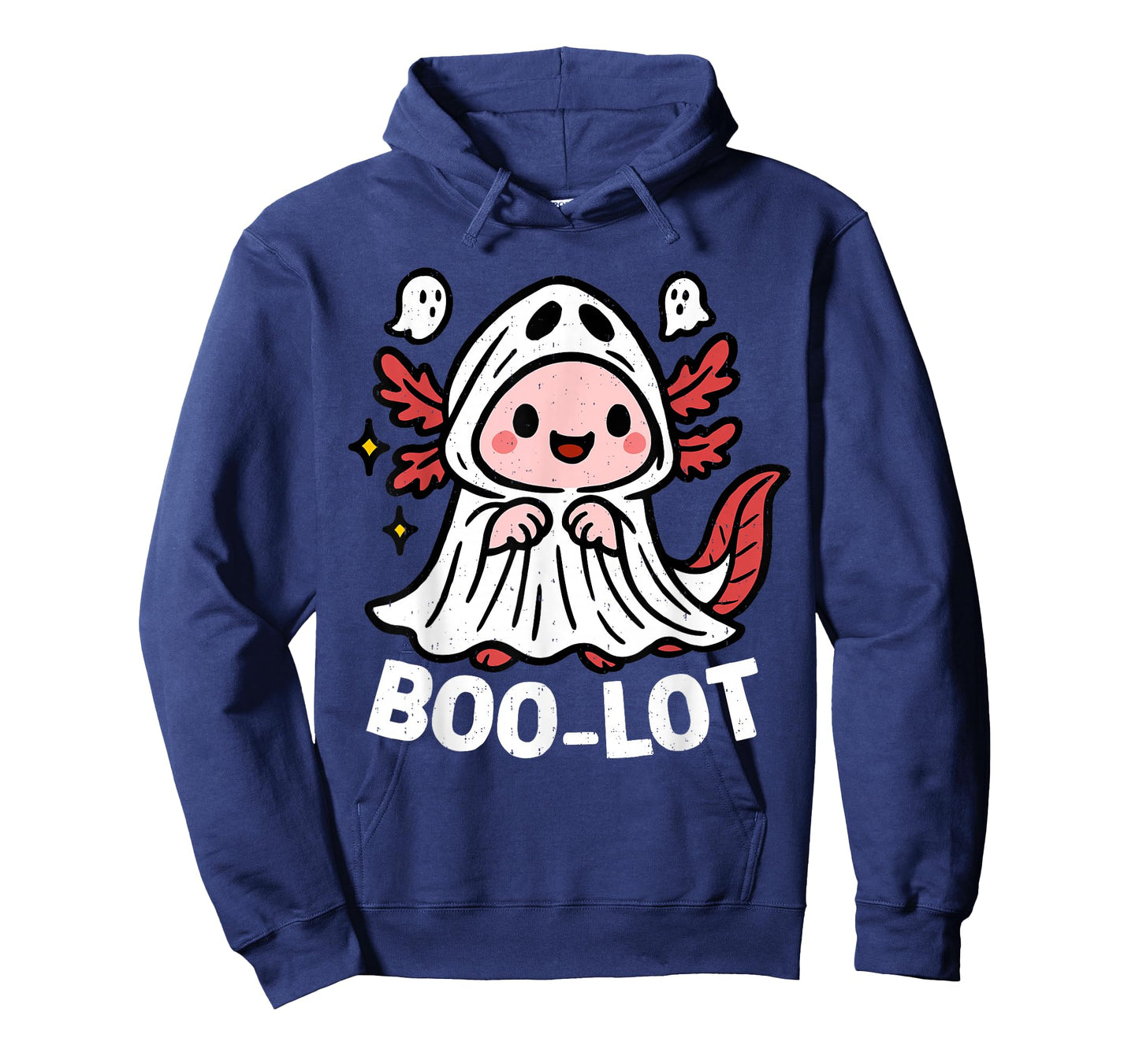 Kawaii Halloween Ghost Axolotl Boo-Lot Pet Lover Axolotls T-Shirt